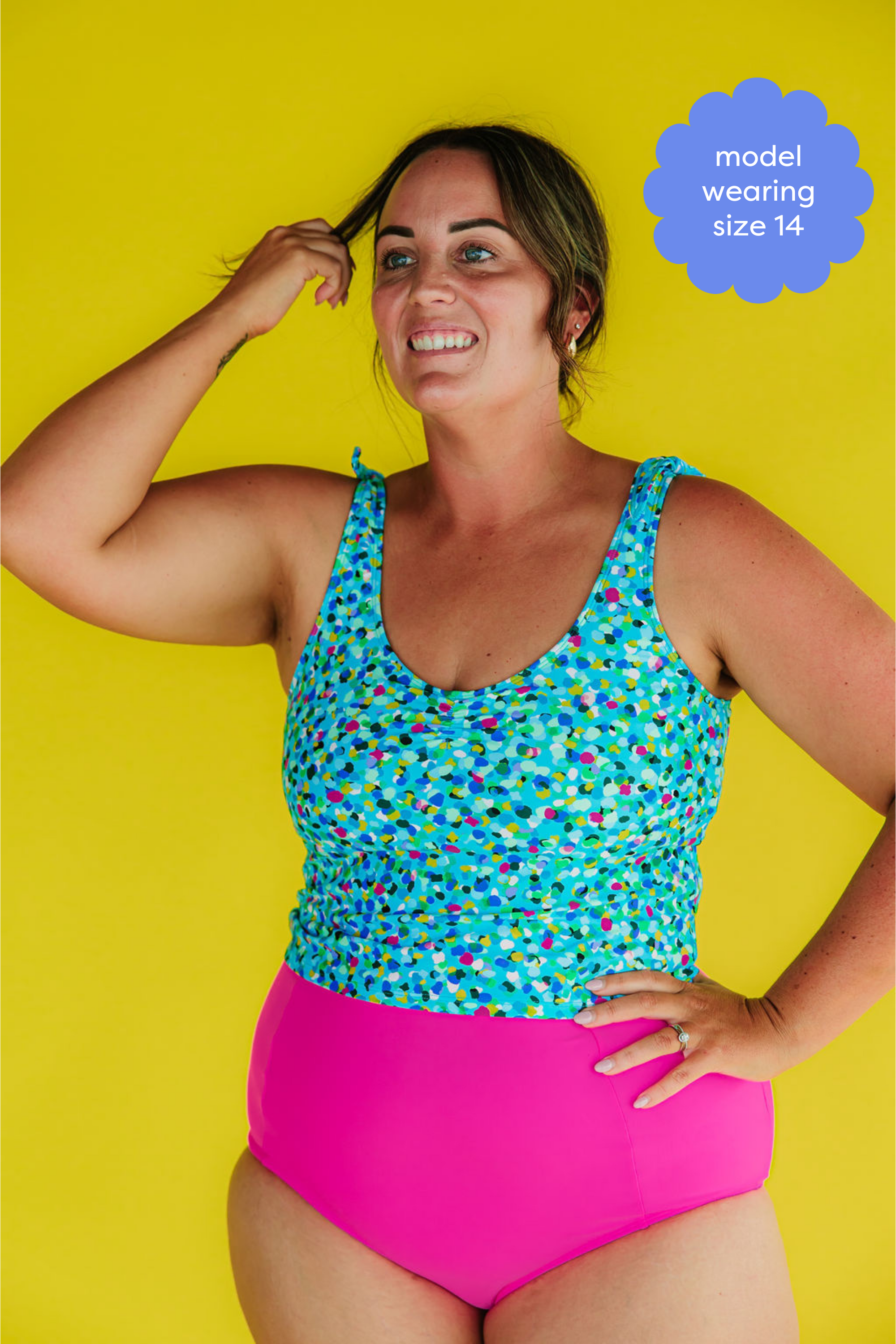 High Waisted Bottoms Flamingo