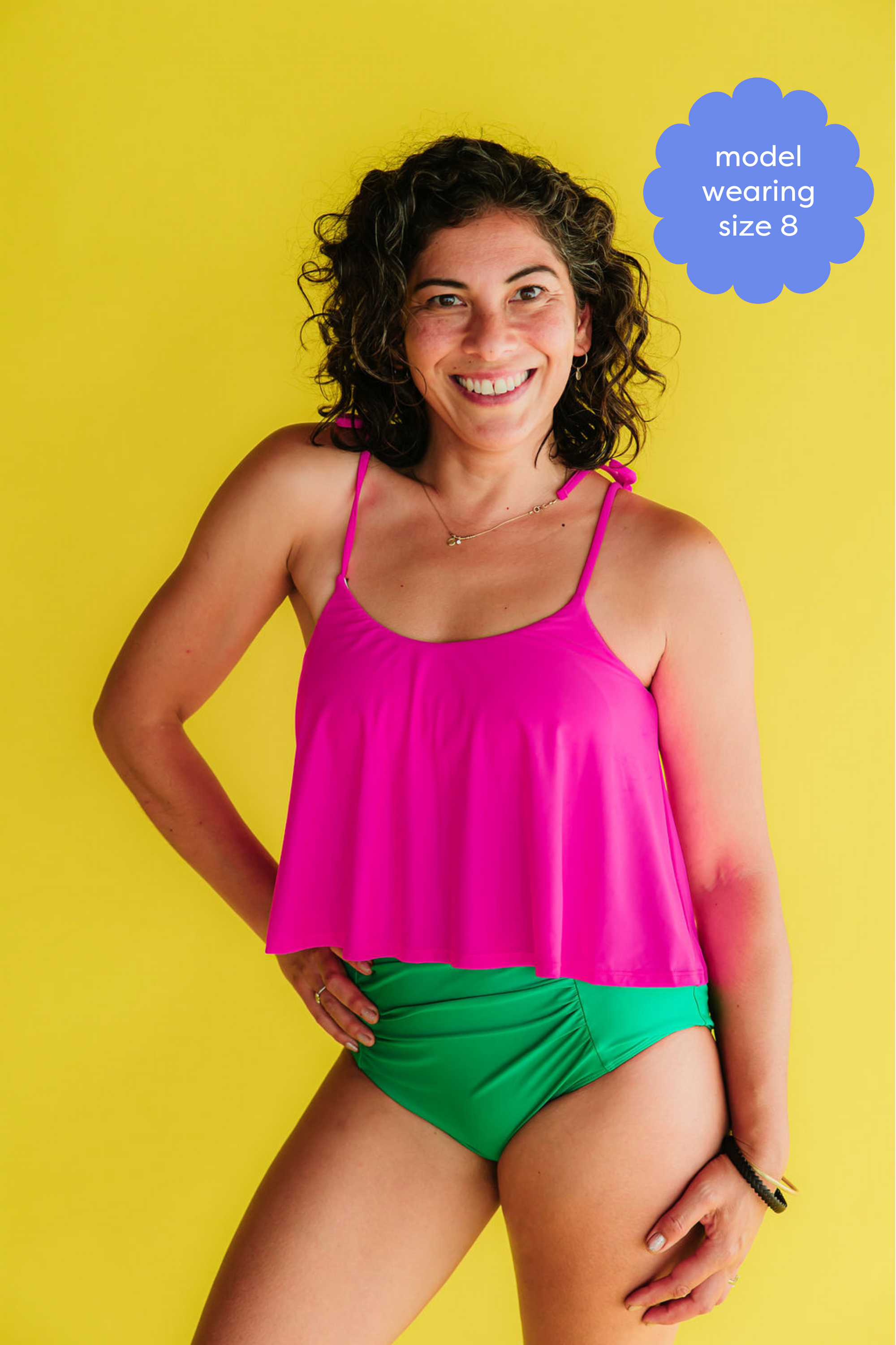 Ruched High Waisted Bottoms Clover