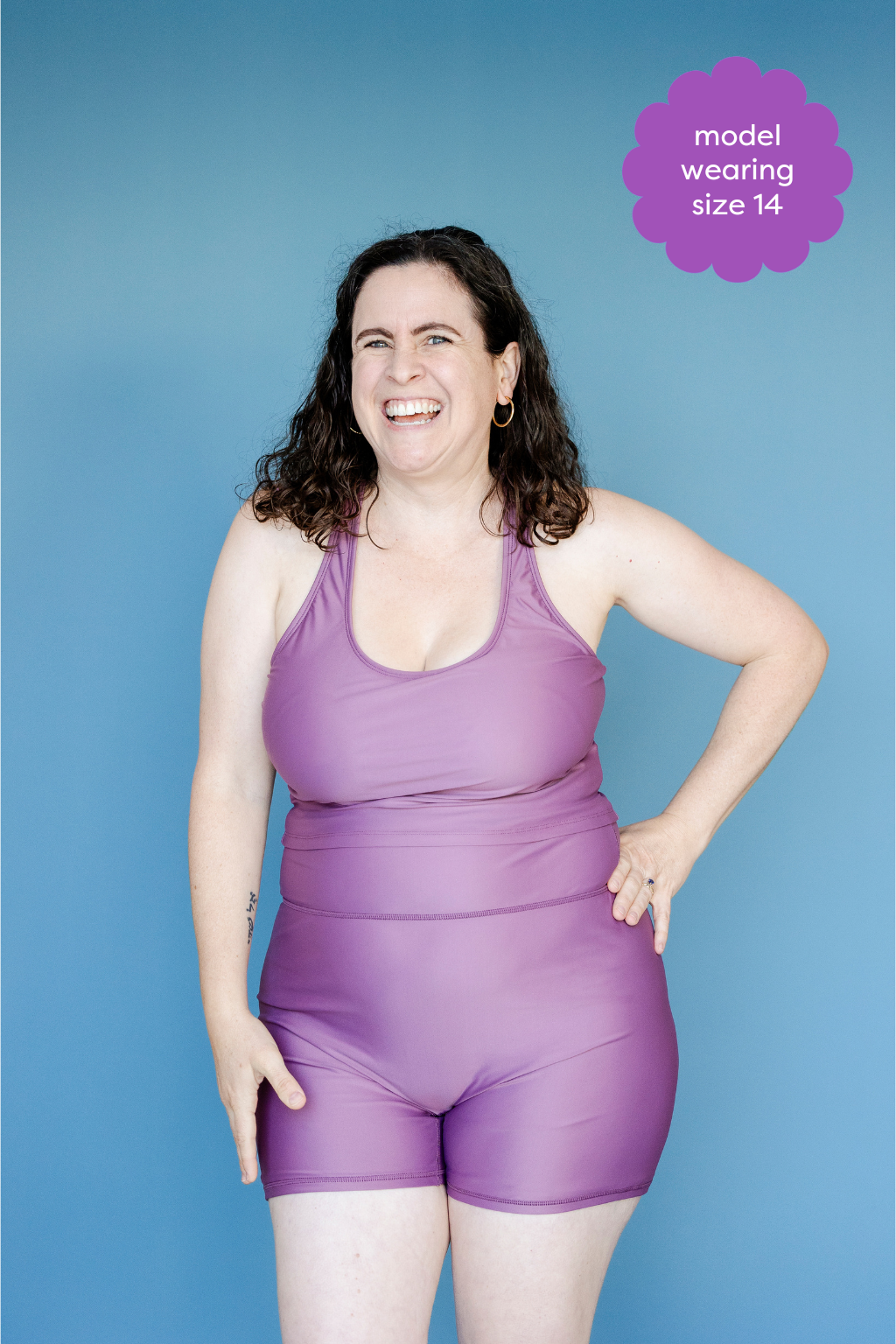 Racer Back Top Grape