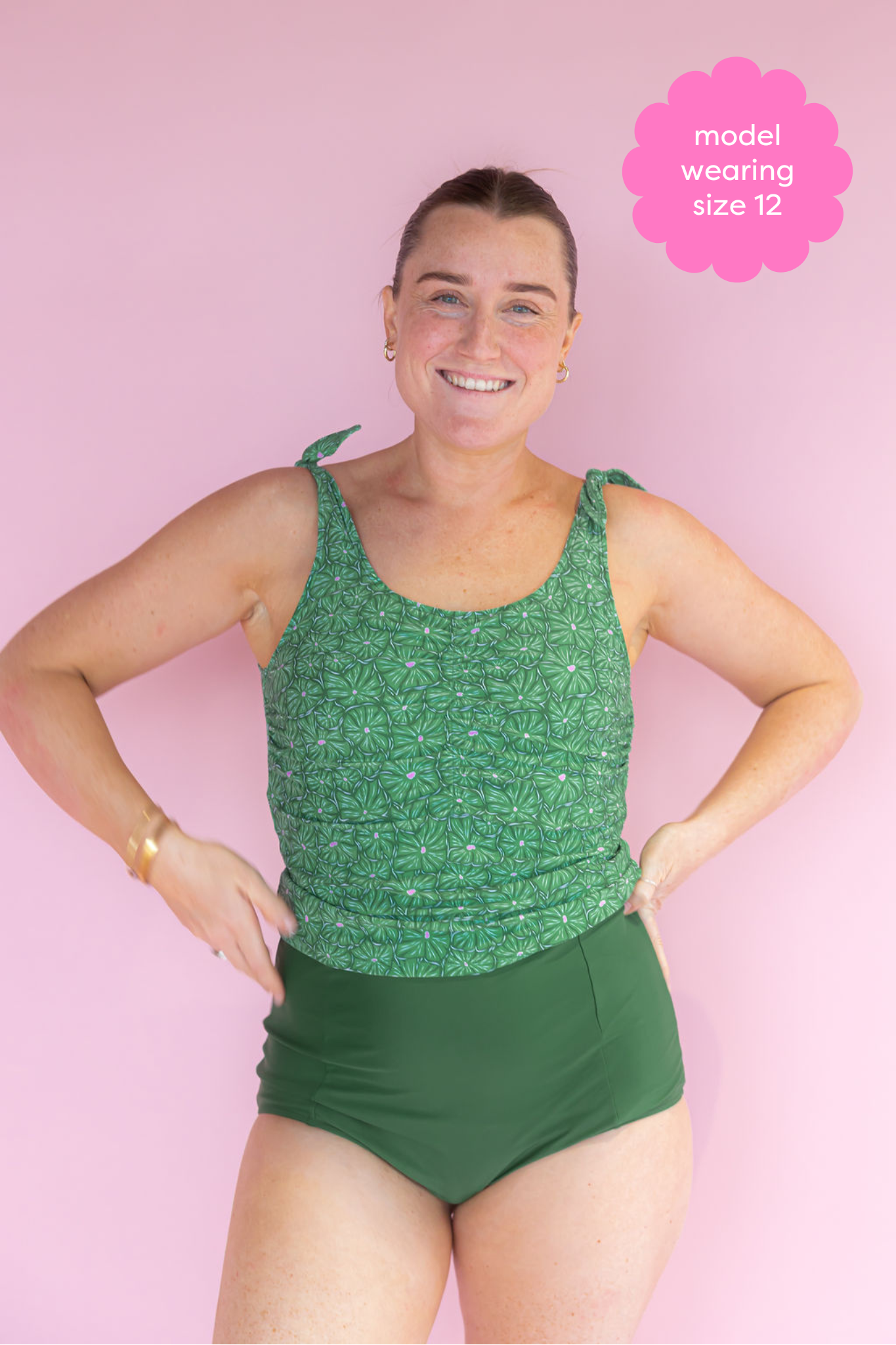 High Waisted Bottoms Forest