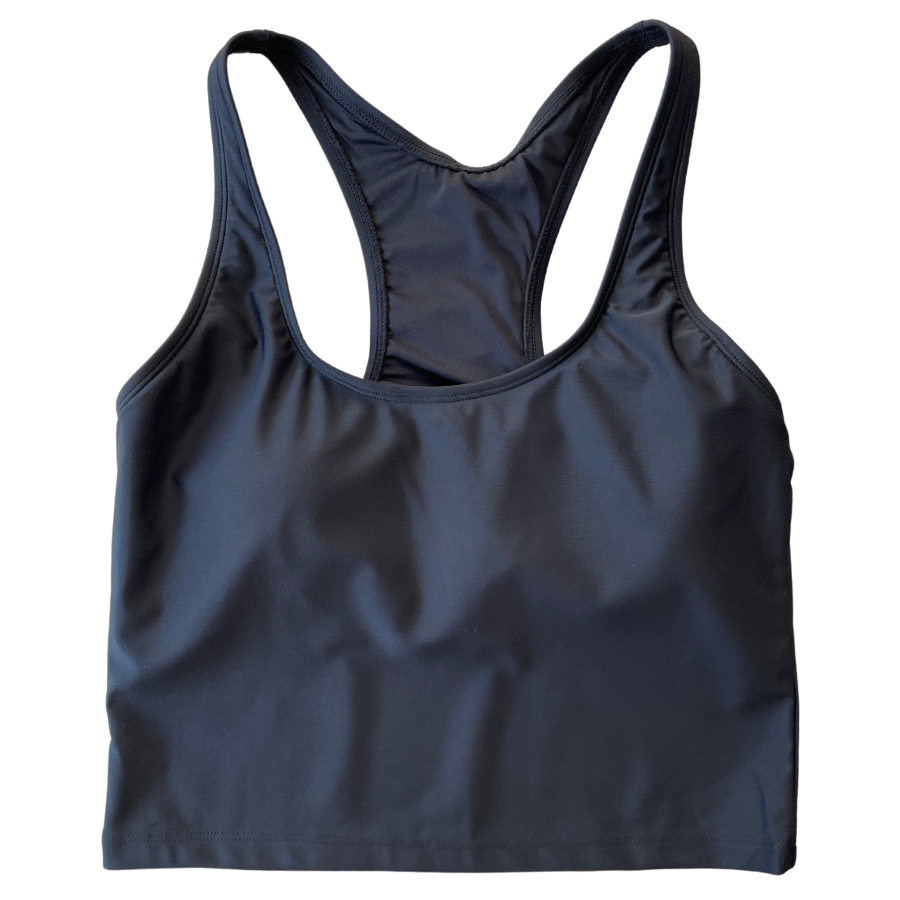Racer Back Top Black