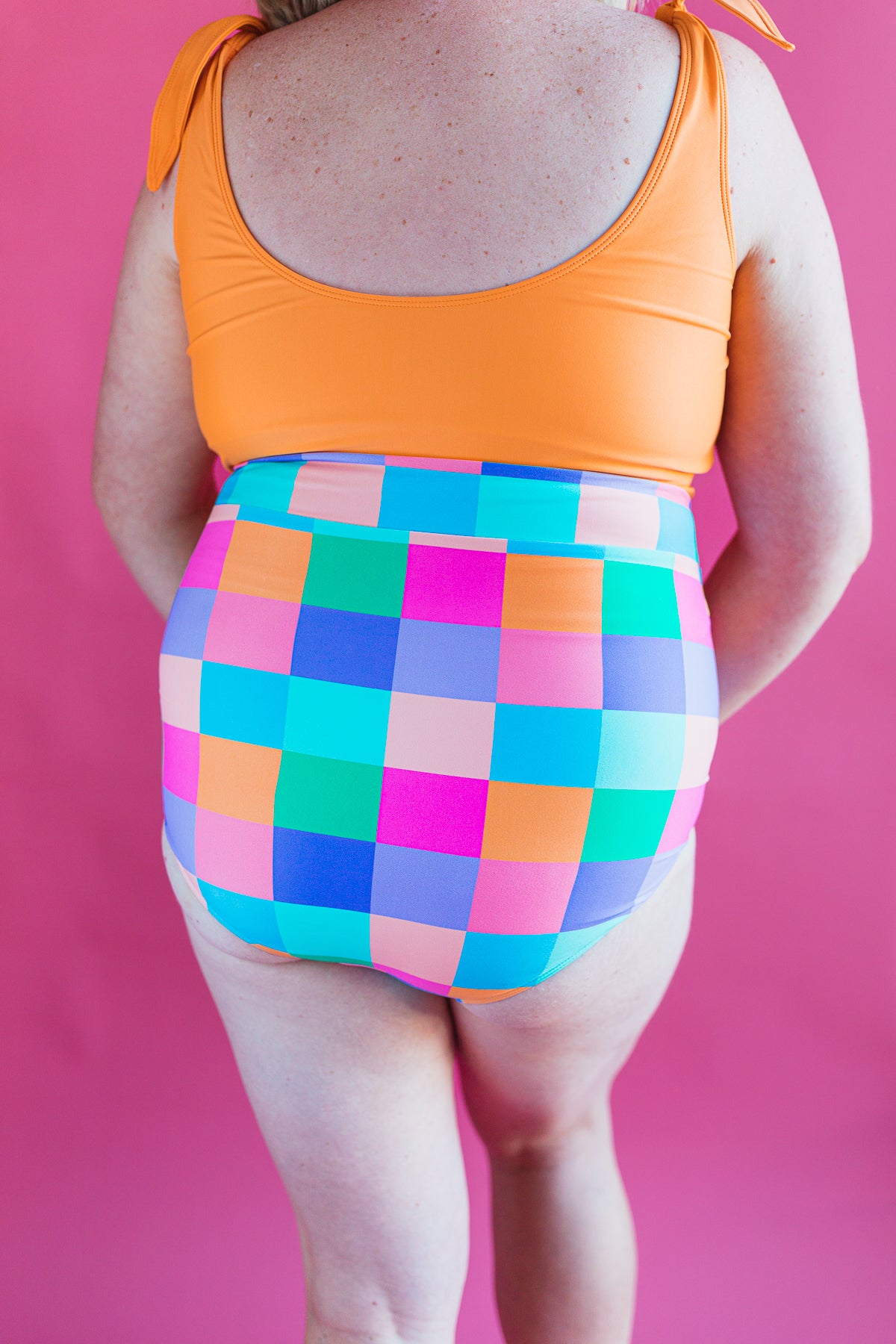Last Pieces - Ruched High Waisted Bottoms Serendipity