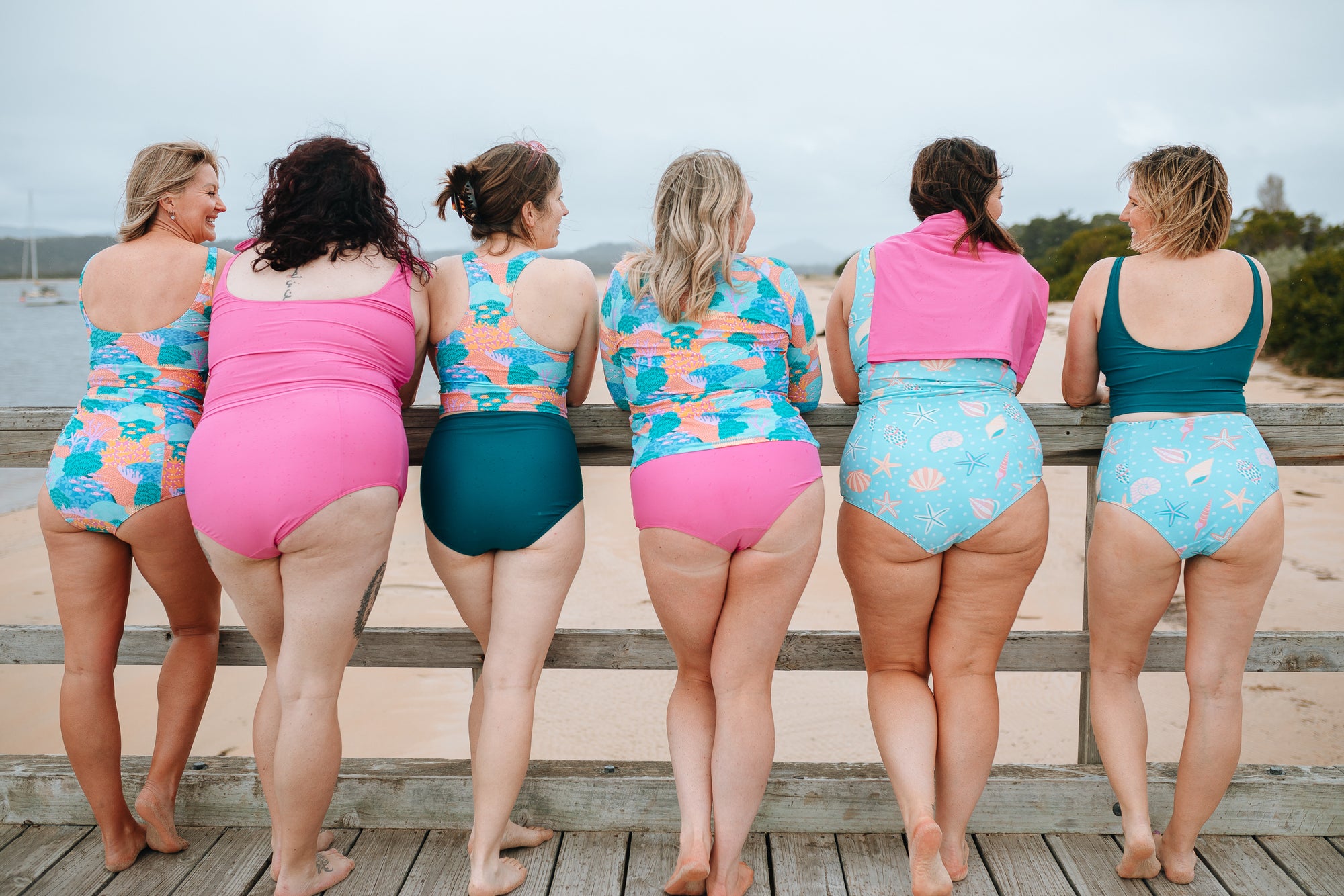 Last Pieces - High Cut Bottoms Sea Shells
