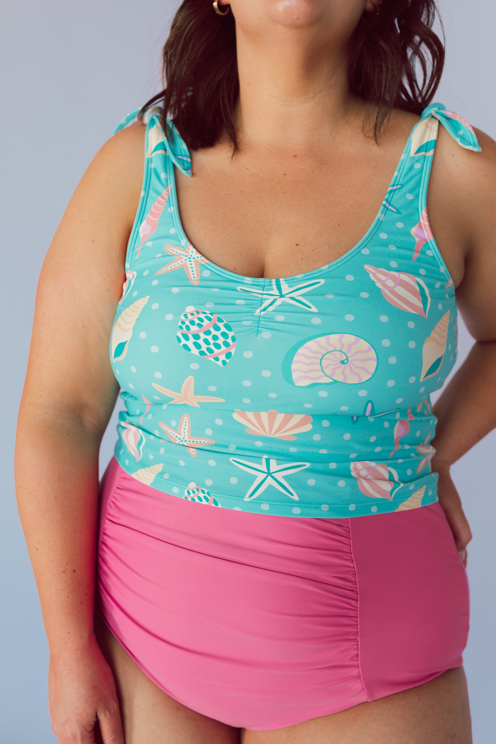 Last Pieces - Shoulder Tie Top Sea Shells