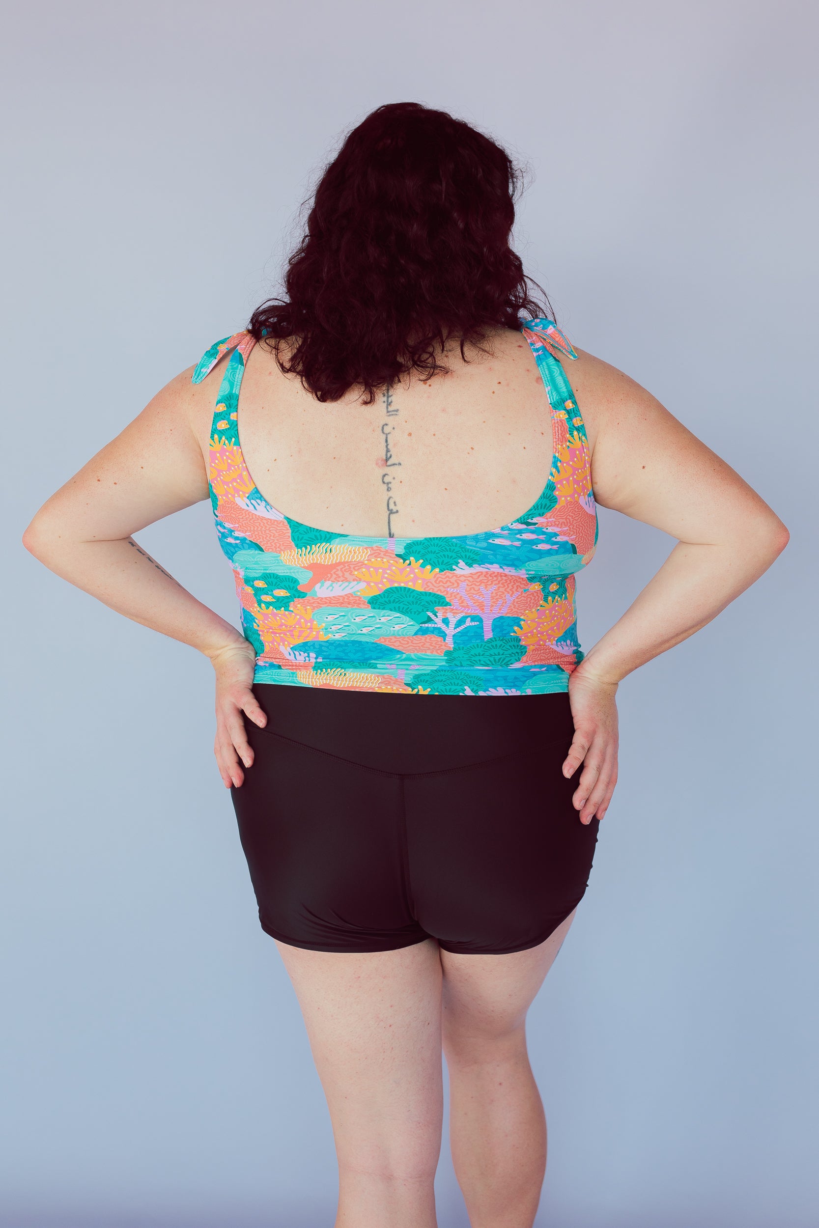 Last Pieces - Shoulder Tie Top Great Barrier Reef