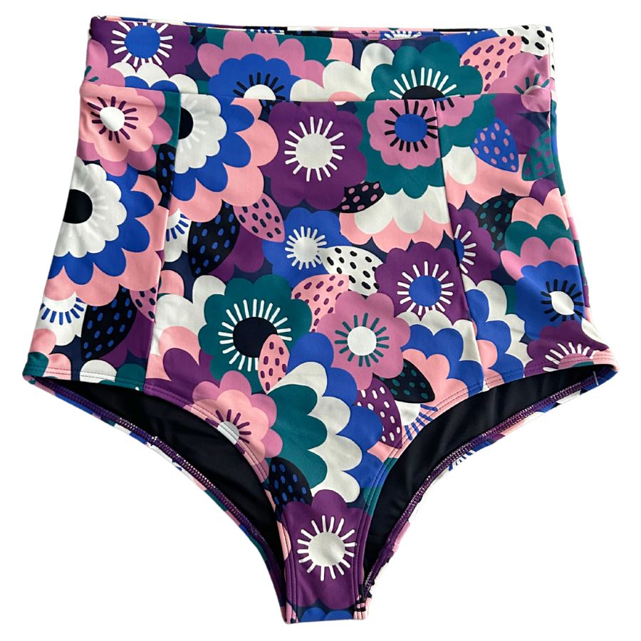 High Waisted Bottoms Dusk Flora