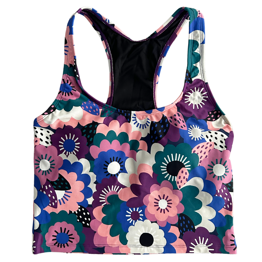 Racer Back Top Dusk Flora