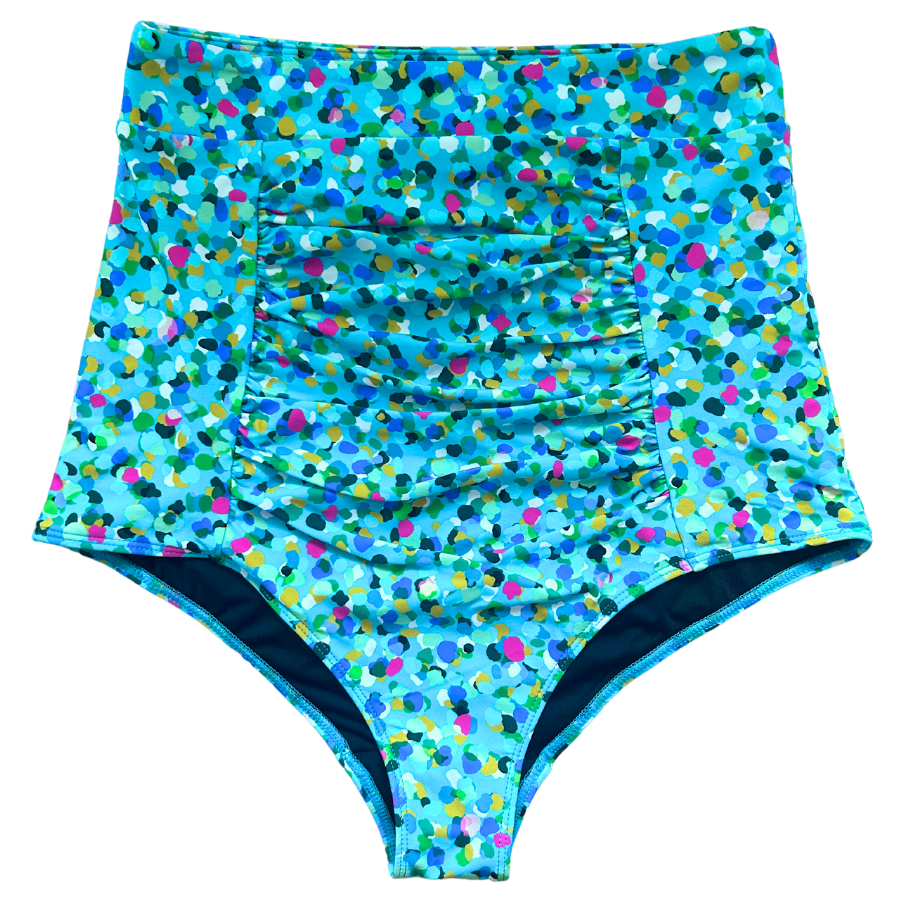 Ruched High Waisted Bottoms Party Spot