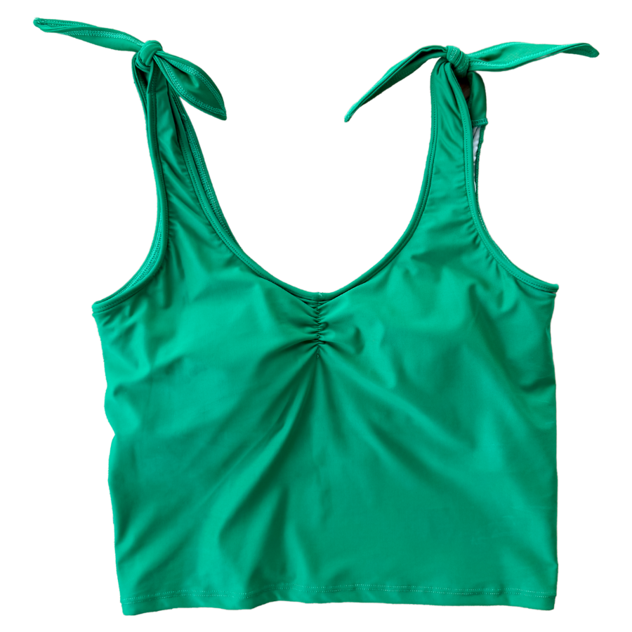 Shoulder Tie Top Clover
