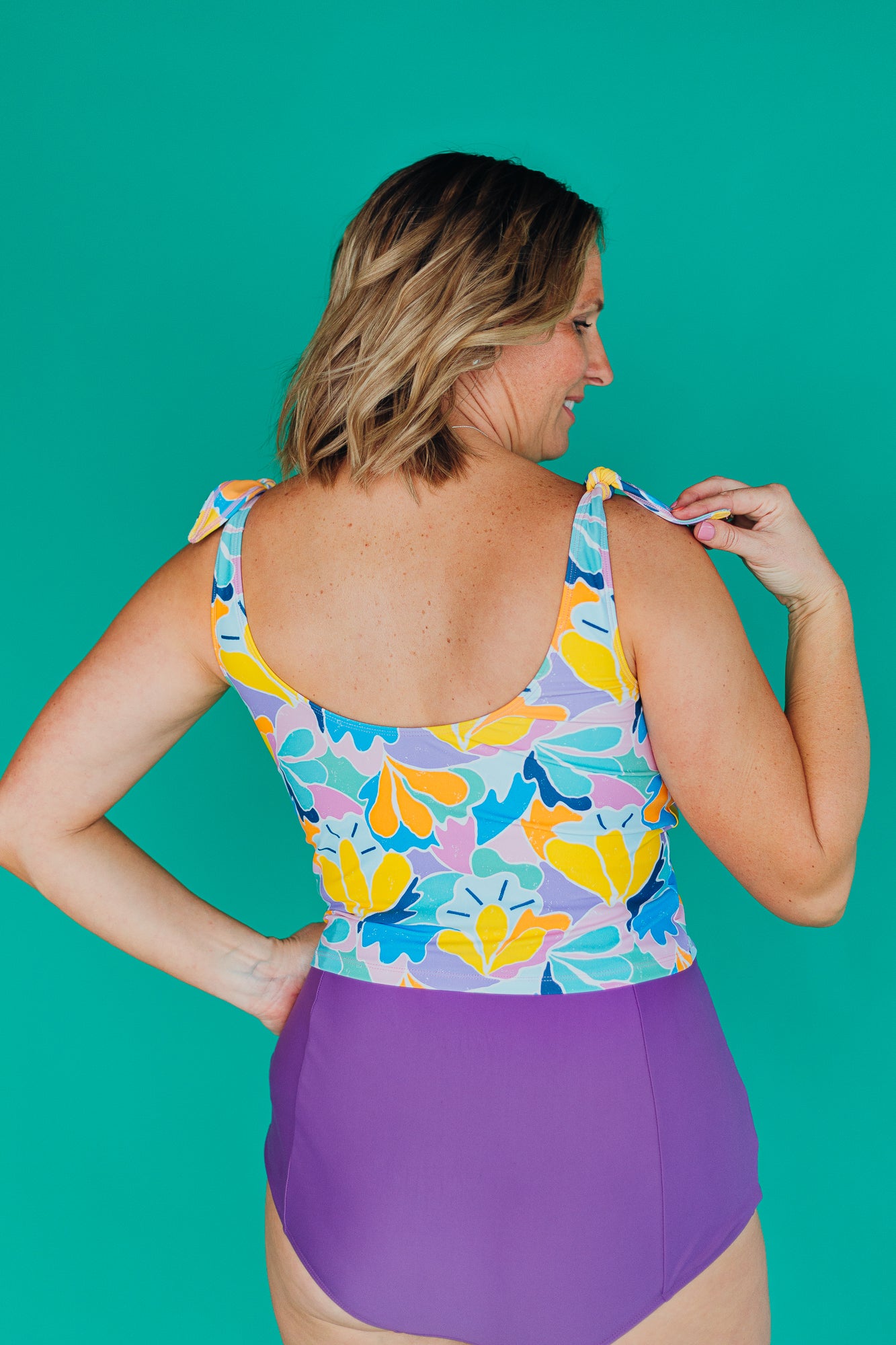 Shoulder Tie Top Sherbet