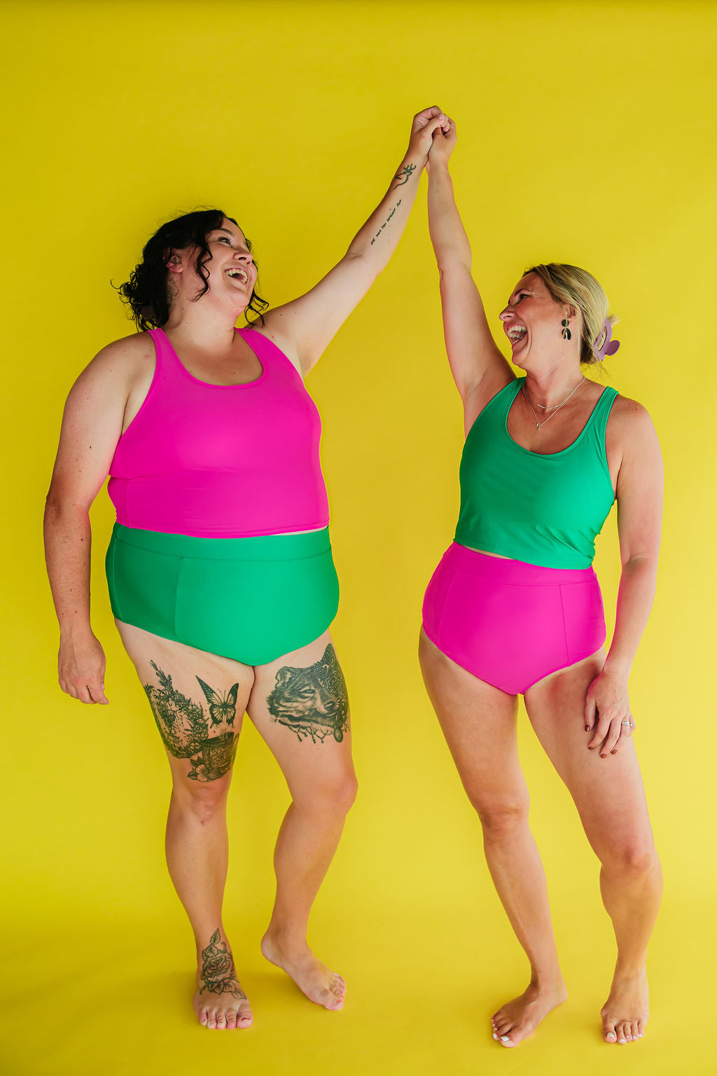 High Cut Bottoms Flamingo