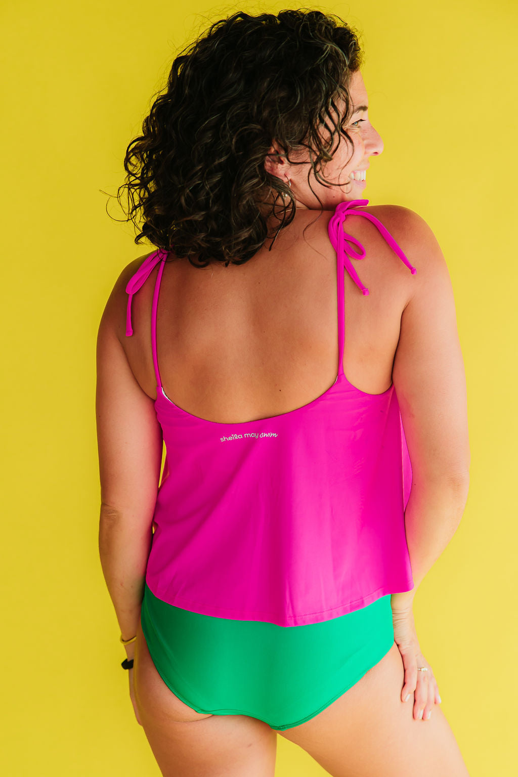 Ruched High Waisted Bottoms Clover