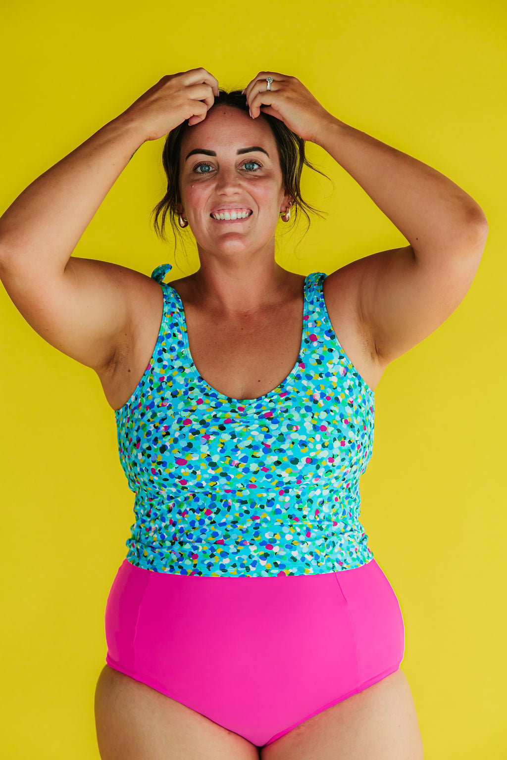 High Waisted Bottoms Flamingo