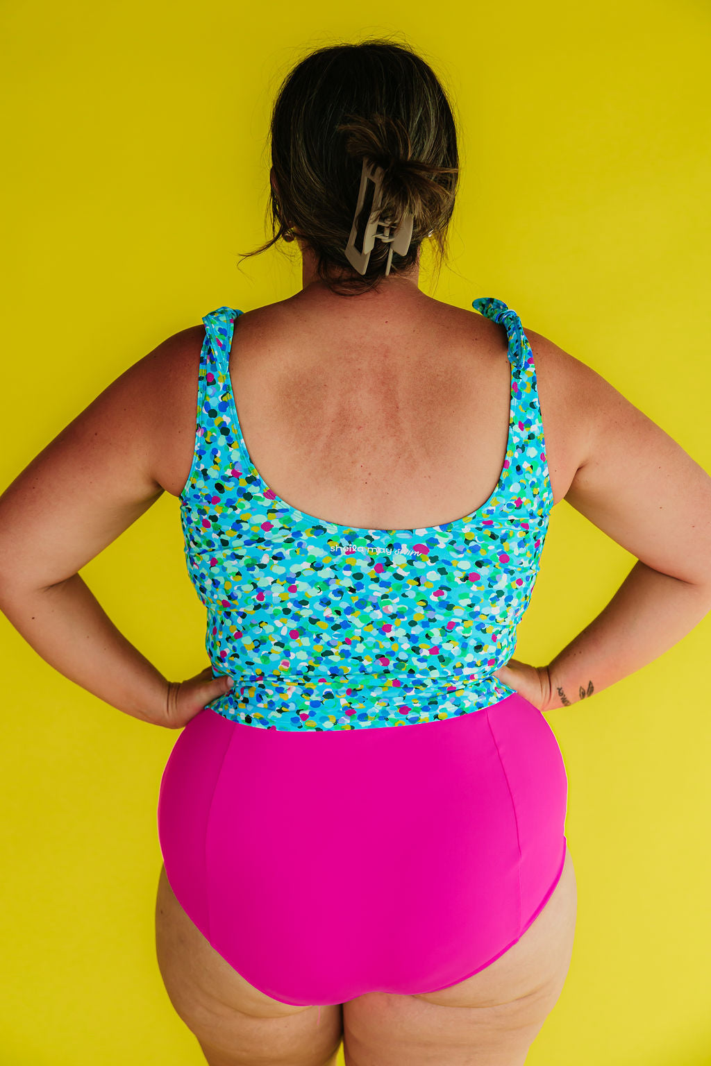 High Waisted Bottoms Flamingo