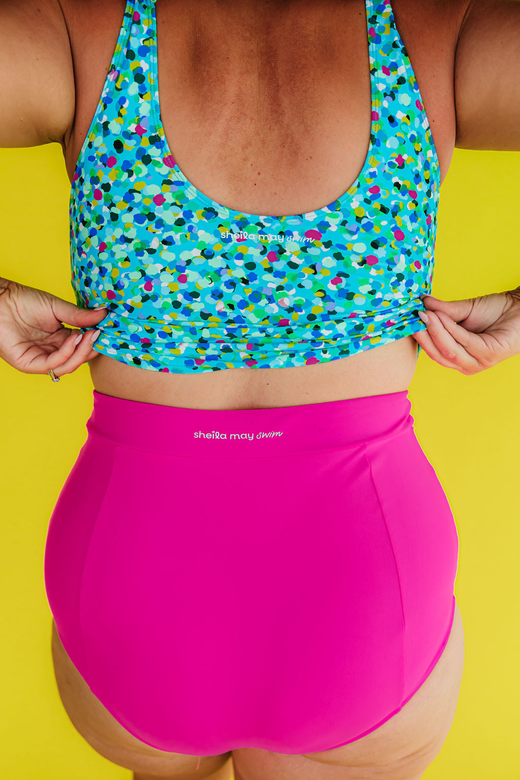 High Waisted Bottoms Flamingo