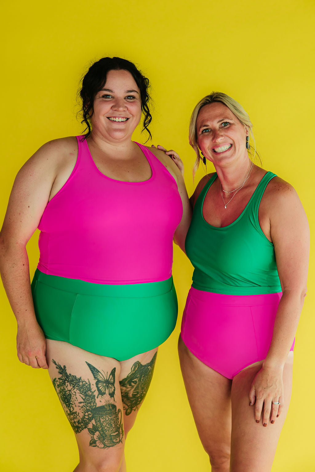 High Cut Bottoms Flamingo