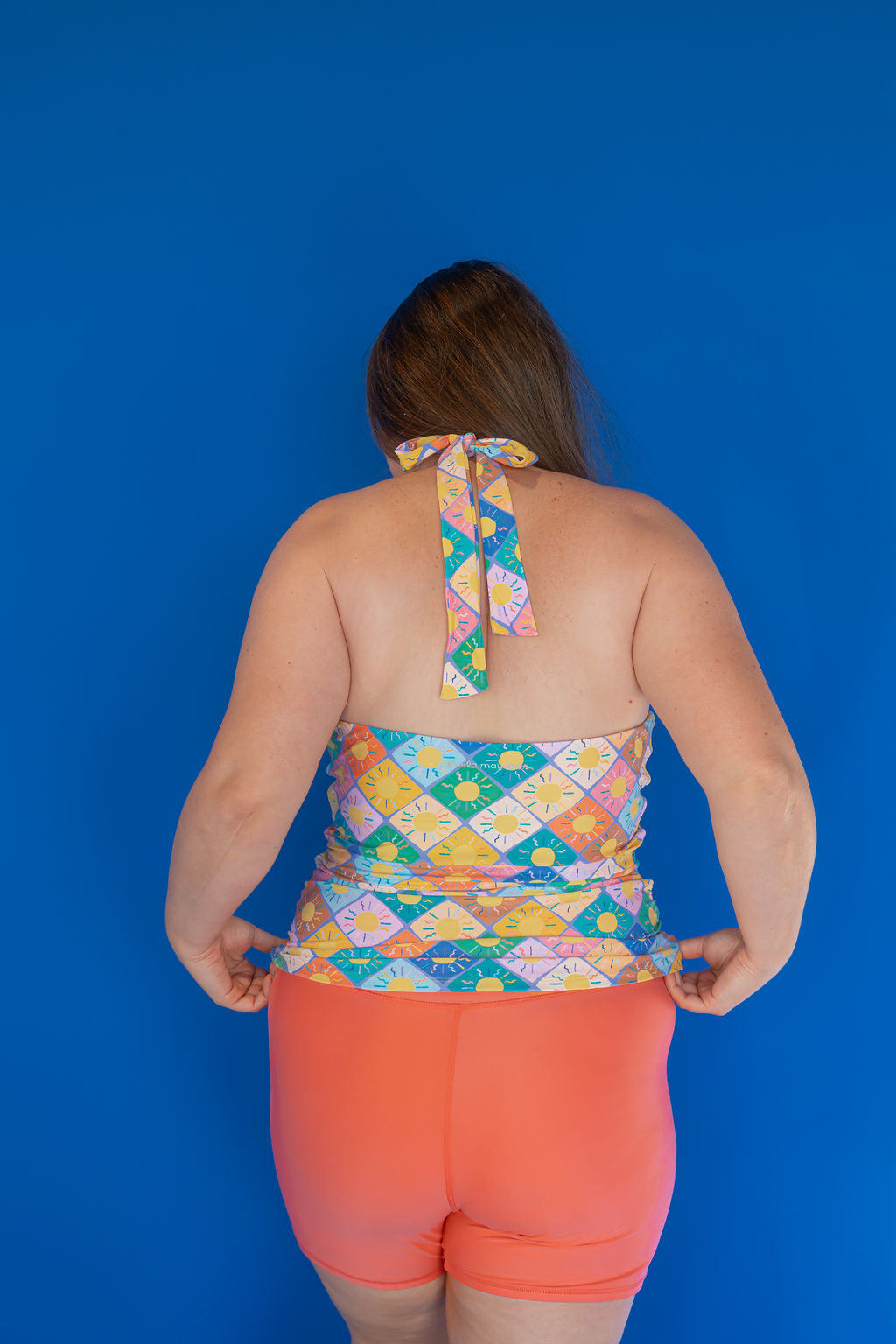 Criss-Cross Halter Top Here Comes The Sun