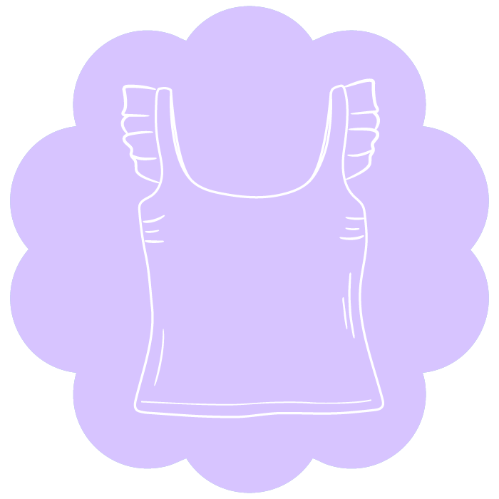 Frill Shoulder Tank
