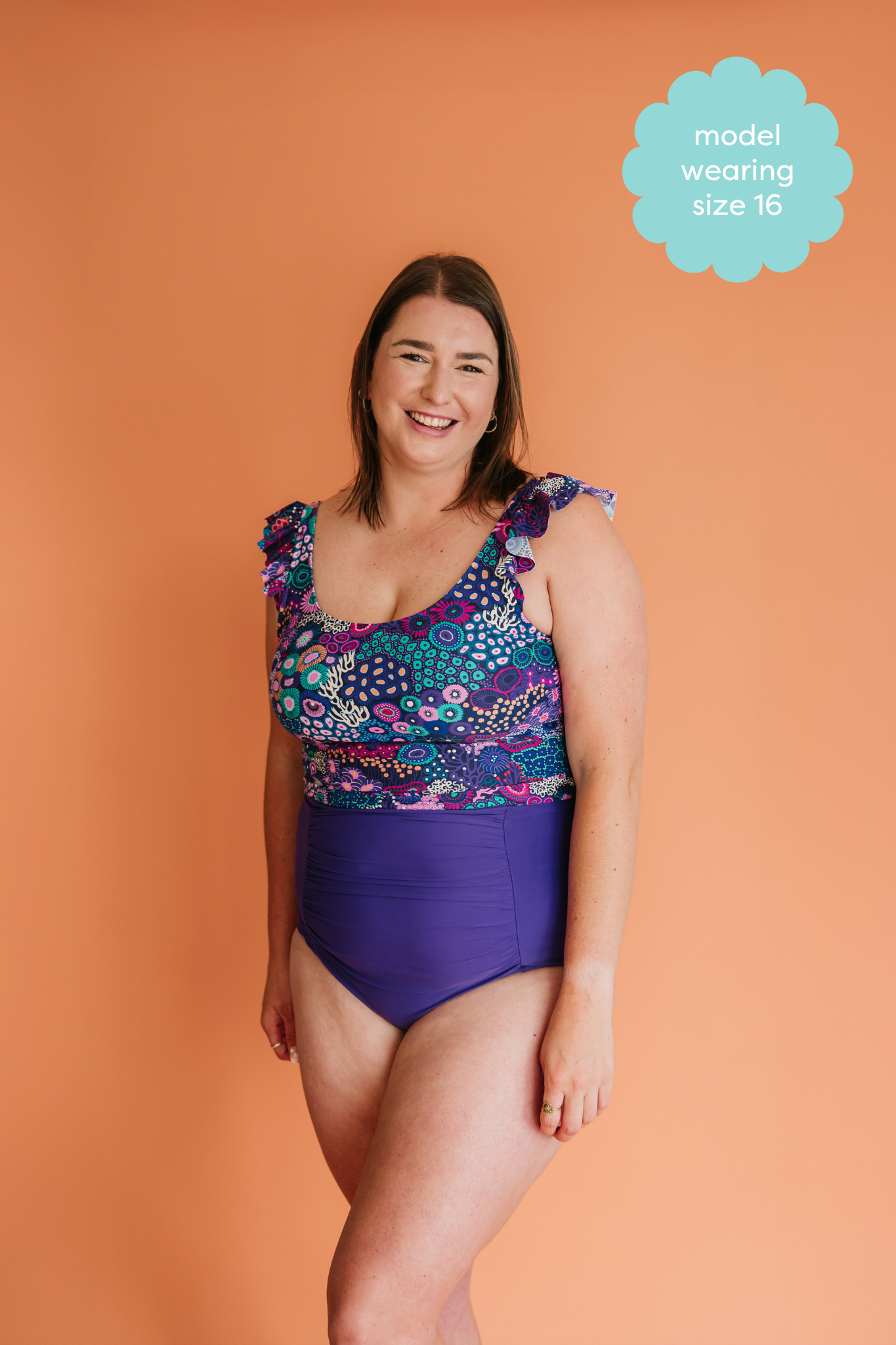 Ruched High Waisted Bottoms Amethyst