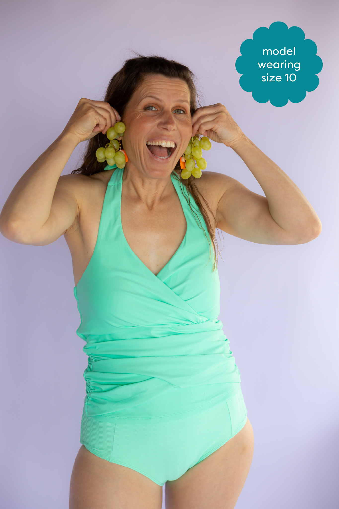 High Waisted Bottoms Seafoam(Textured Fabric)