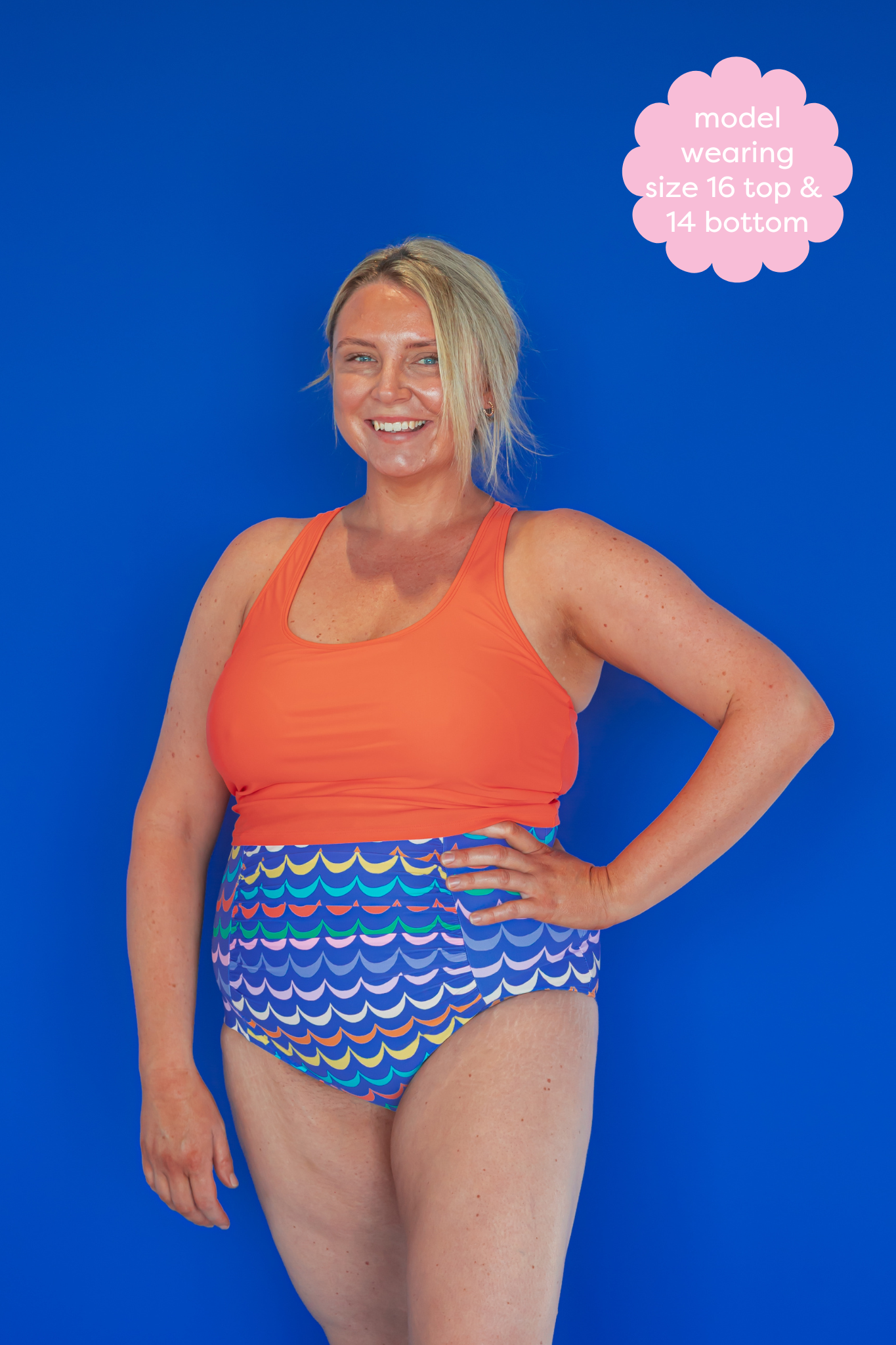 Ruched High Waisted Bottoms Tranquil Seas