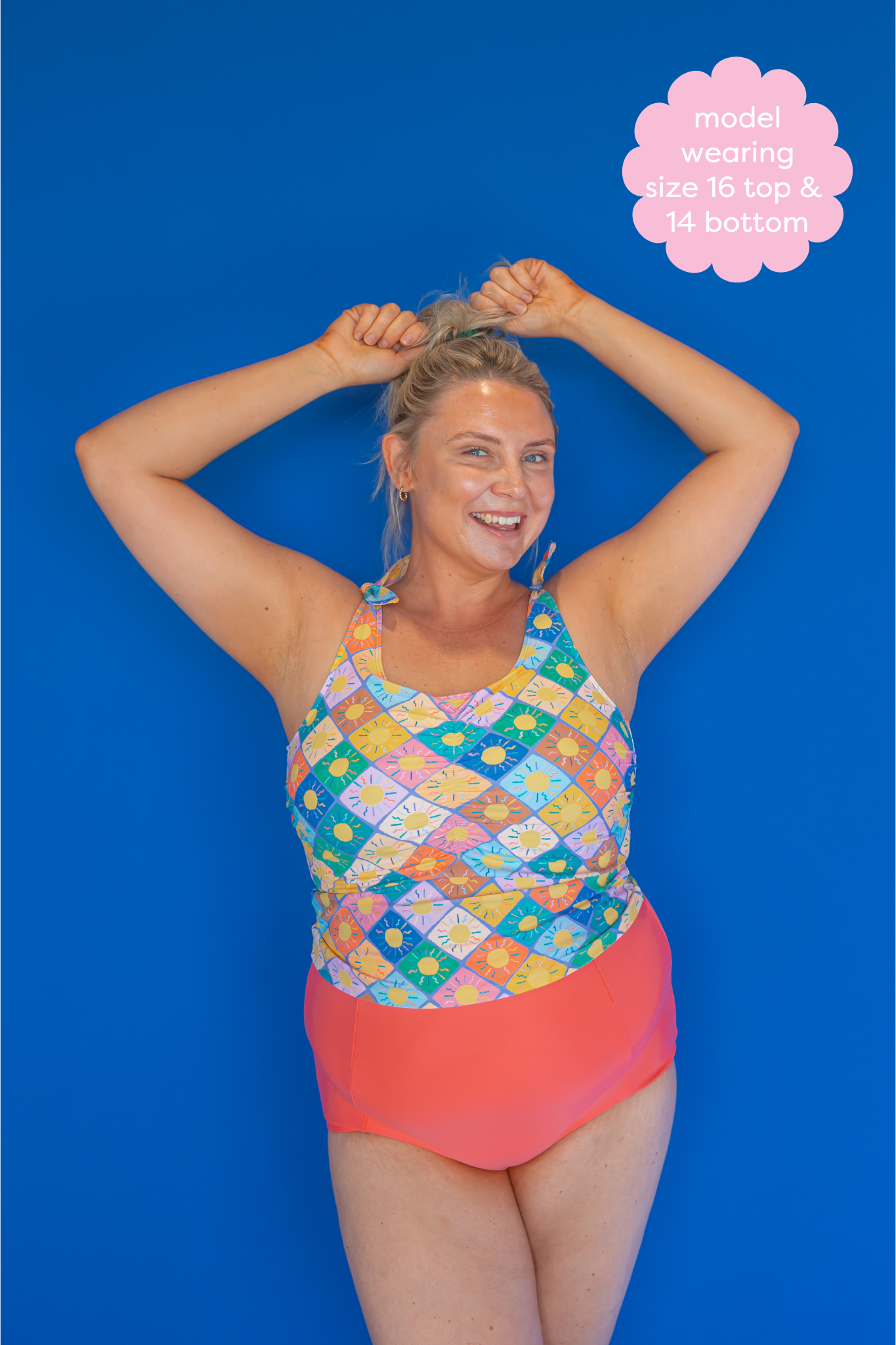 High Waisted Bottoms Coral