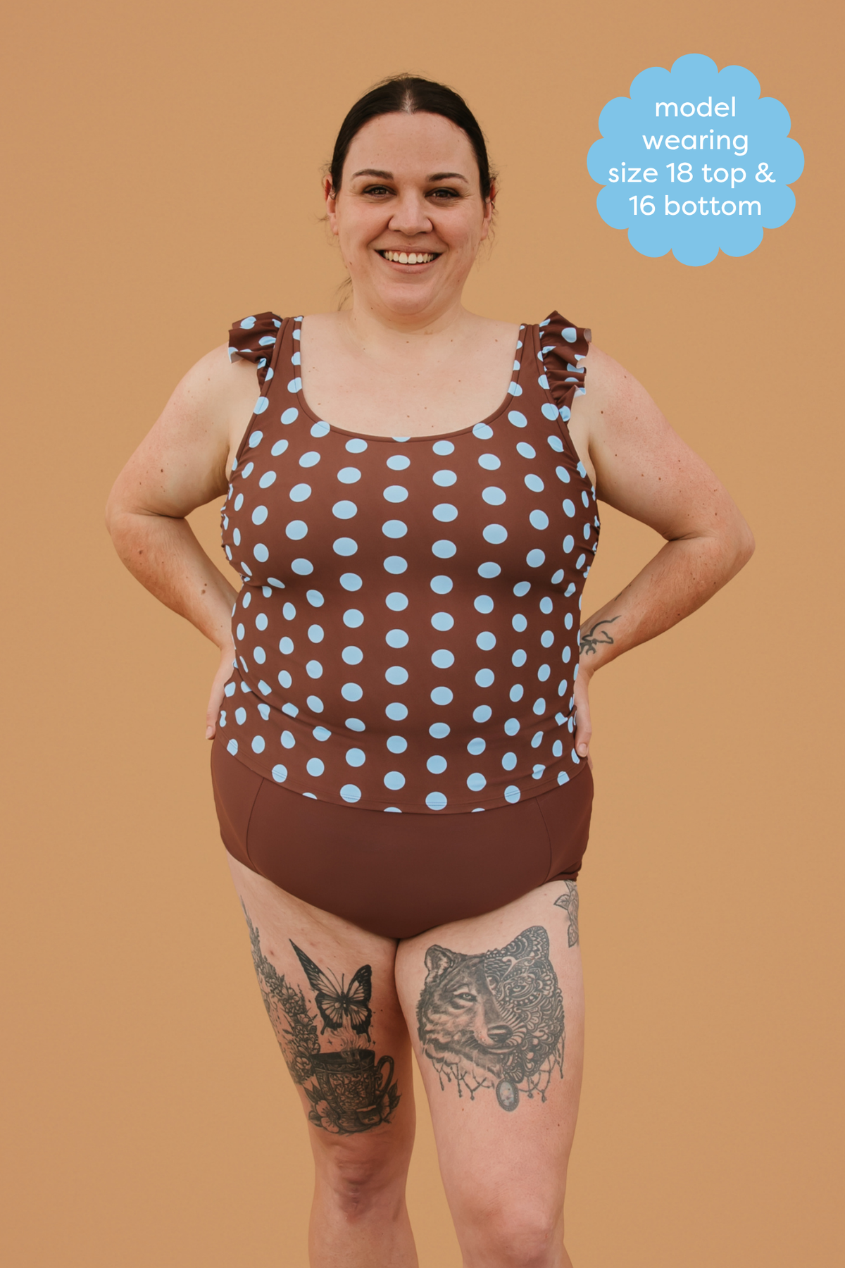 PRE-ORDER: High Waisted Bottoms Chestnut