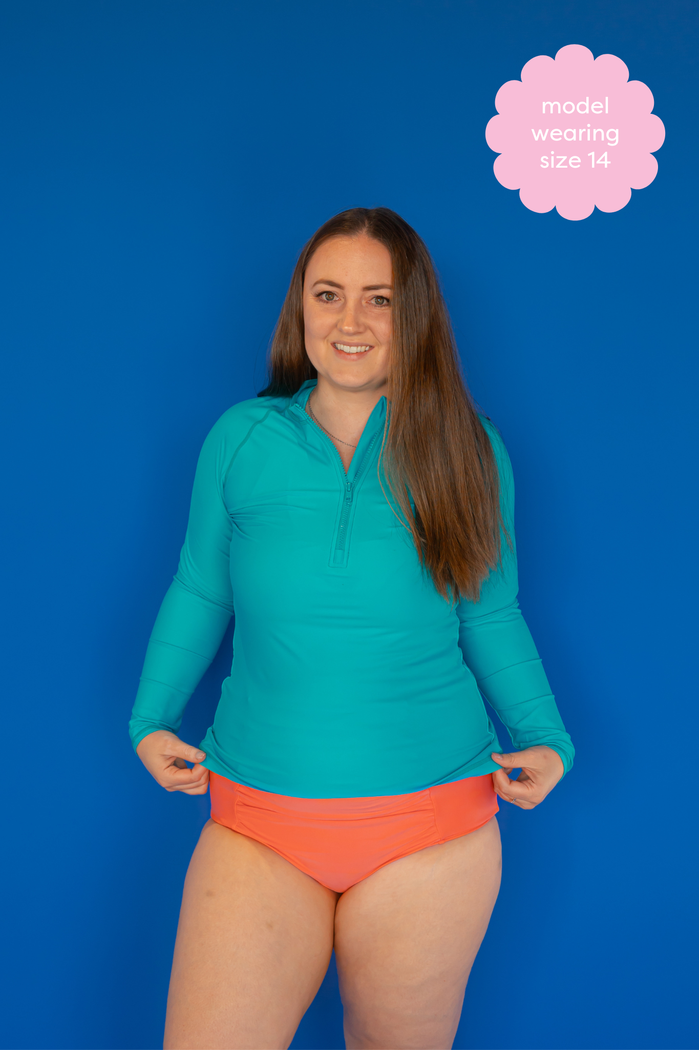 Sun Kissed Rashie Teal