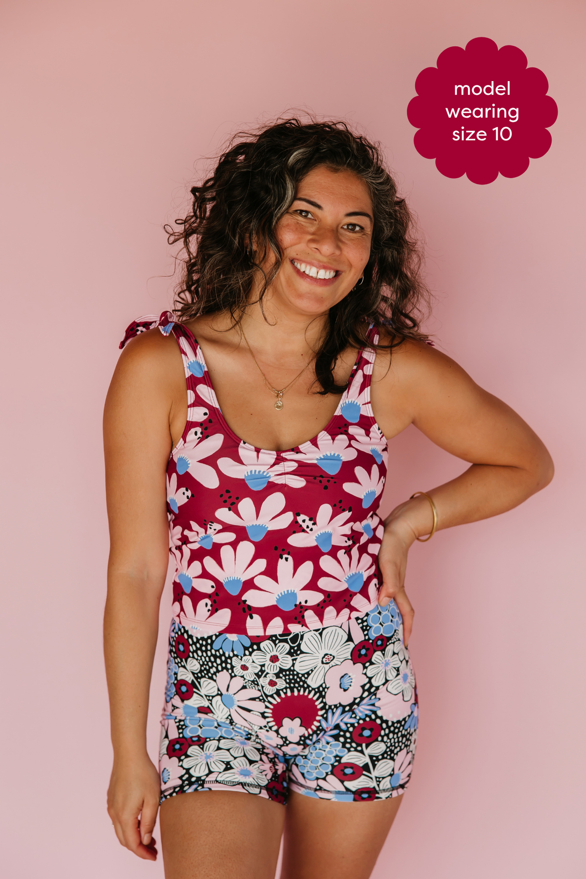 Pre-Order: Shoulder Tie Top Coneflower