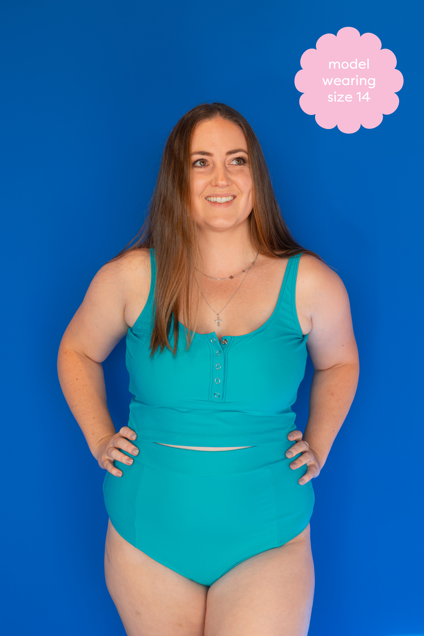 Snap It Up Top Teal