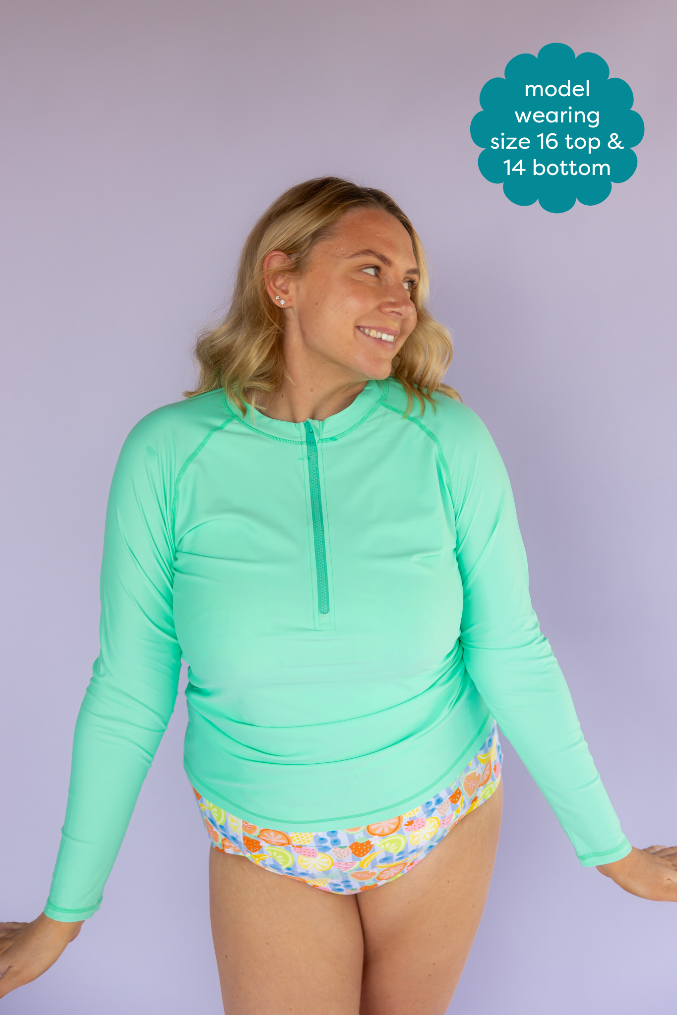 Sun Kissed Rashie Seafoam