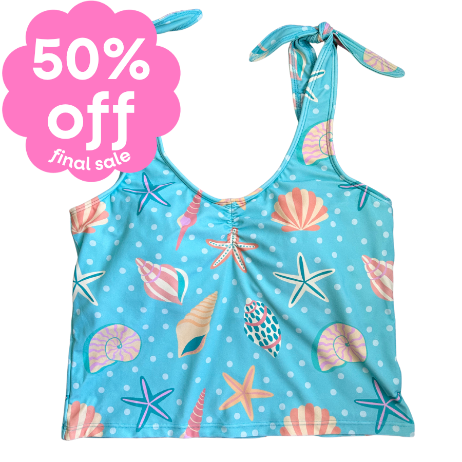 Last Pieces - Shoulder Tie Top Sea Shells