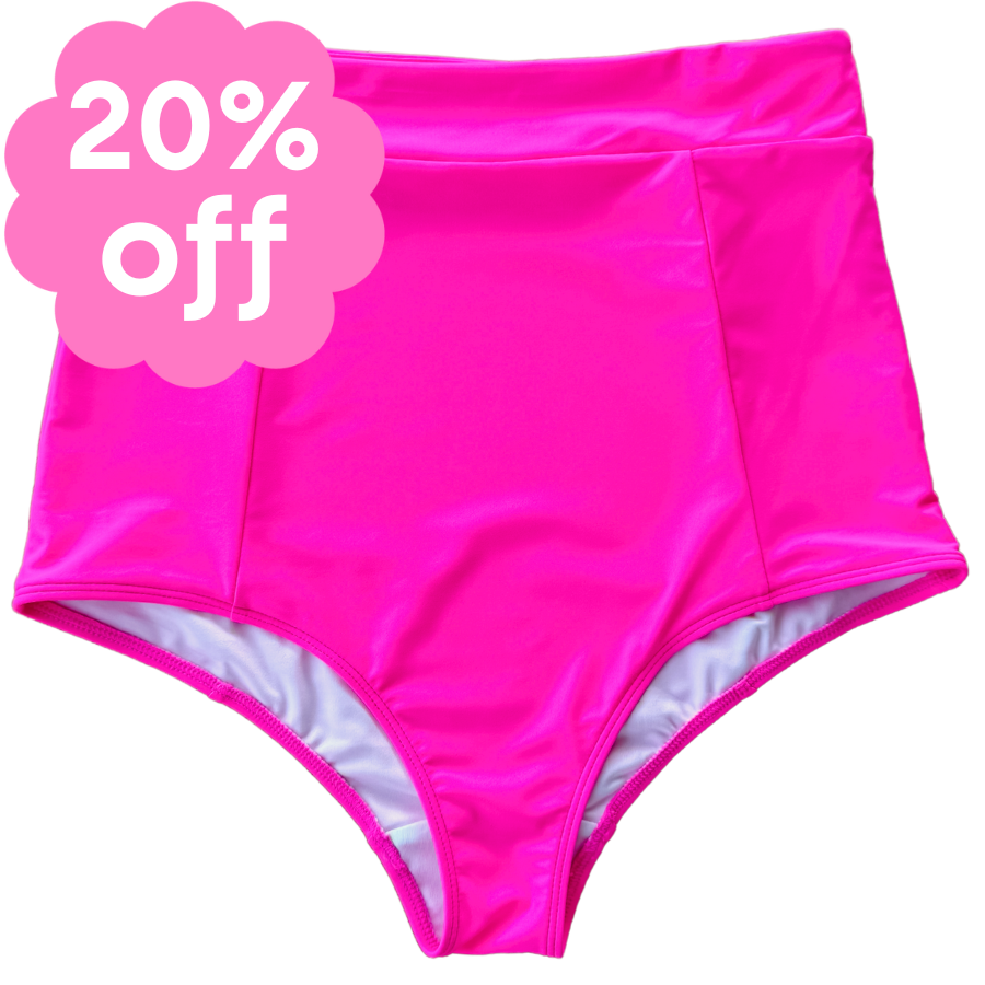 High Waisted Bottoms Flamingo