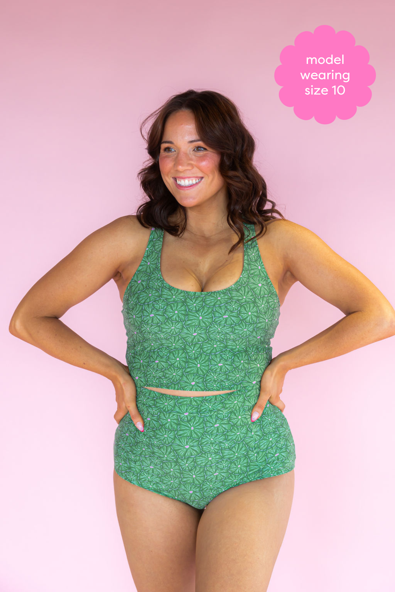 Racer Back Top Swirlflower