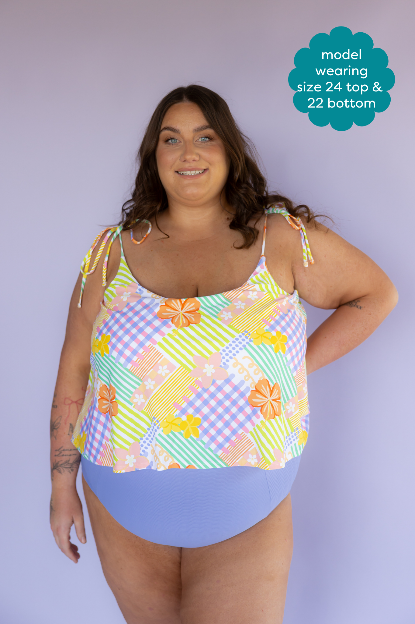 Swing Top Tropical Patch