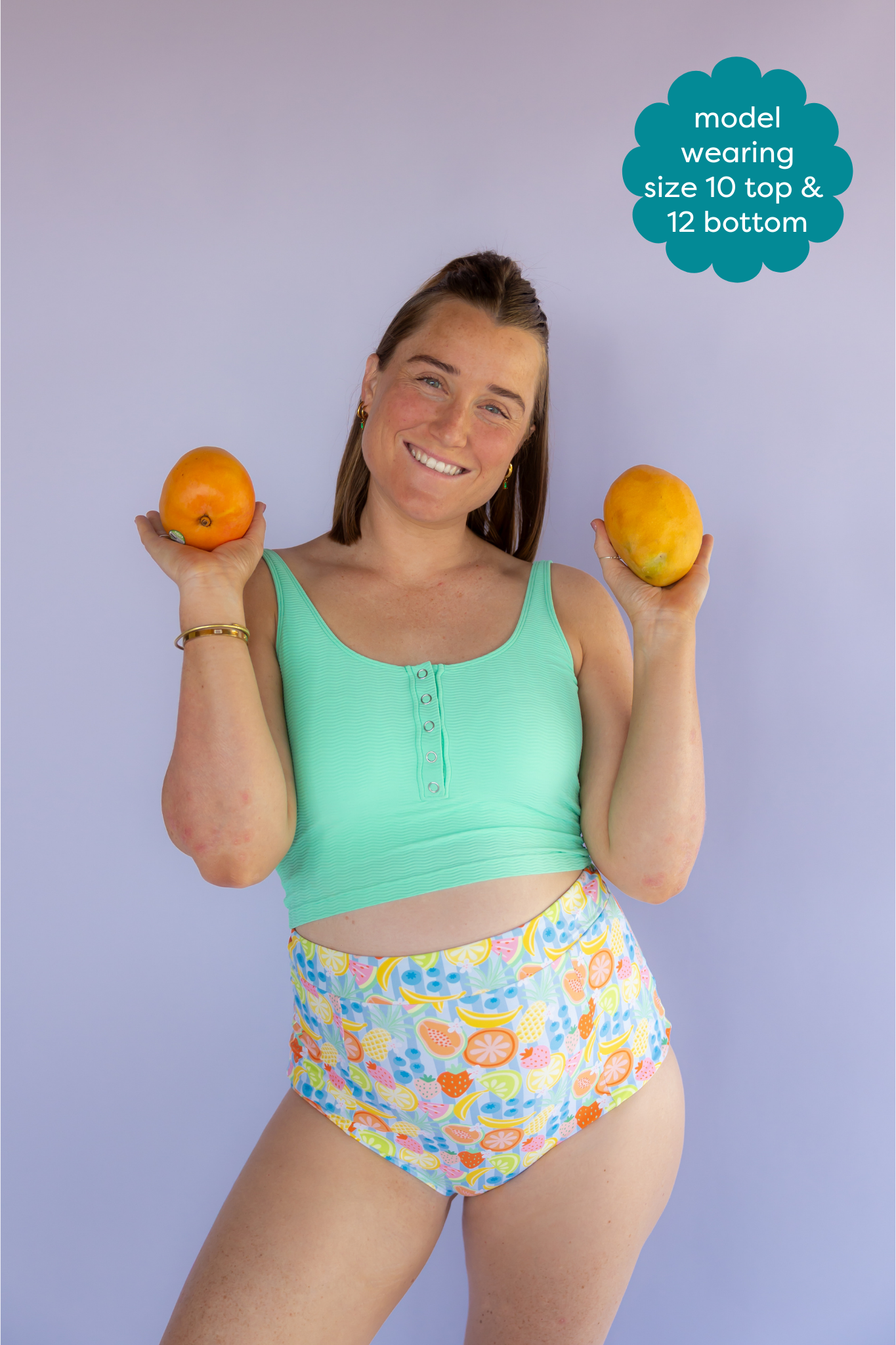 Snap It Up Top Seafoam (Textured Fabric)