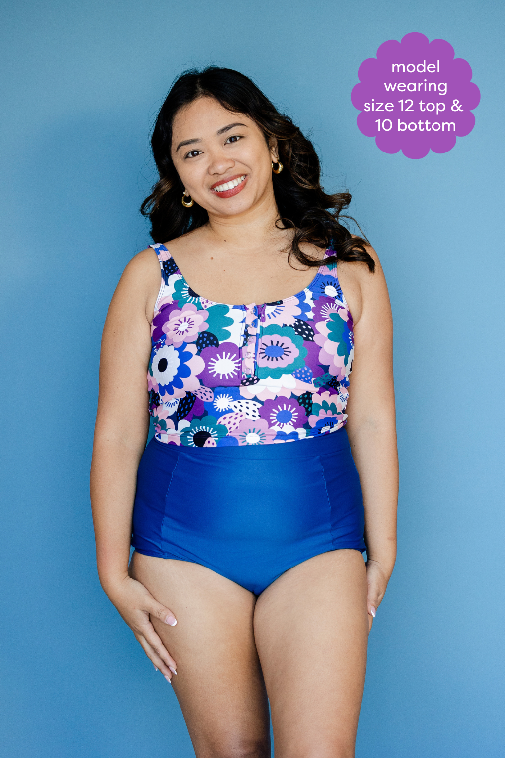 High Waisted Bottoms French Navy