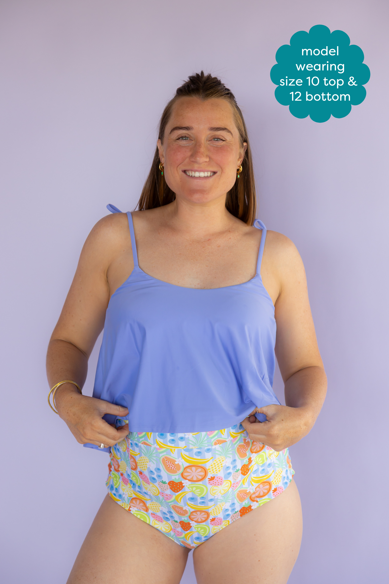 High Waisted Bottoms Fruit Fiesta