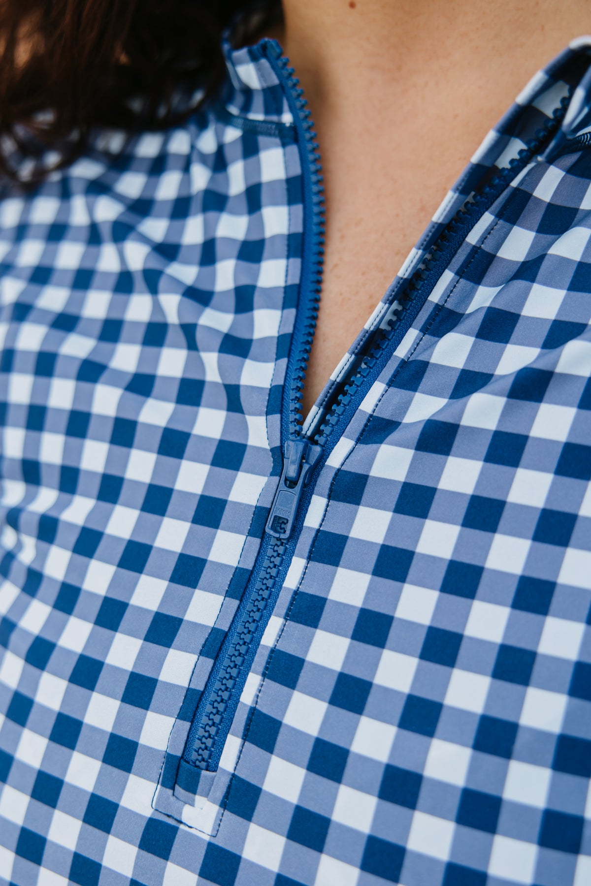 PRE-ORDER: Sun Kissed Rashie Blueberry Check