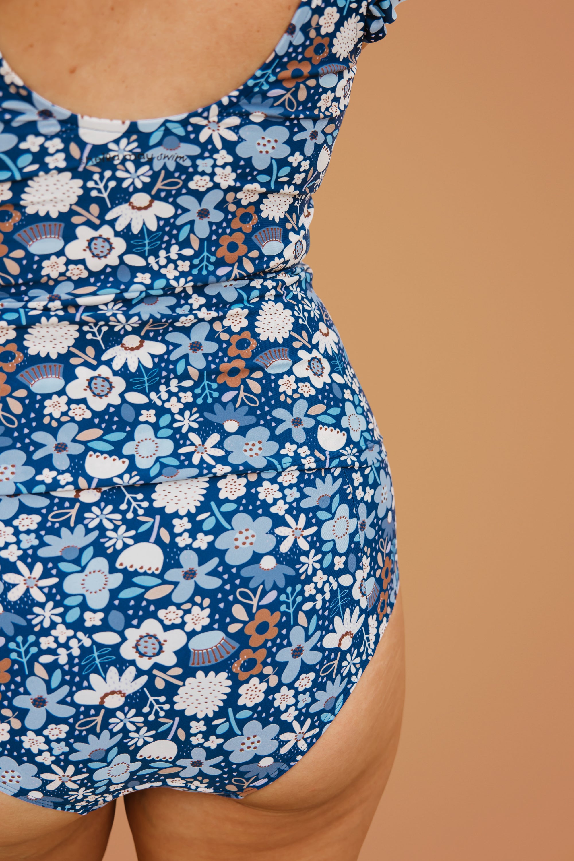 PRE-ORDER: High Waisted Bottoms Indigo Posy