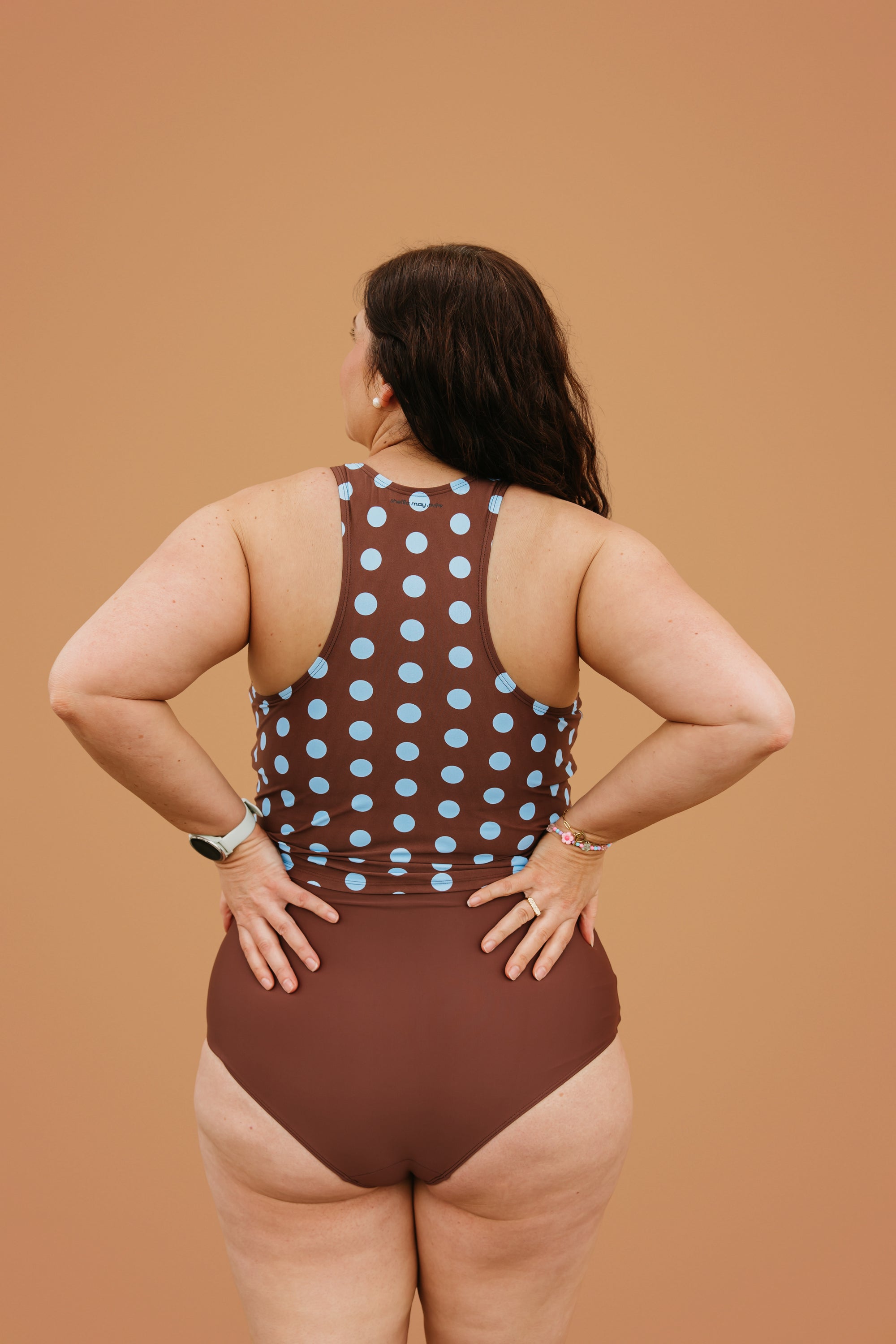 PRE-ORDER: Ruched High Waisted Bottoms Chestnut