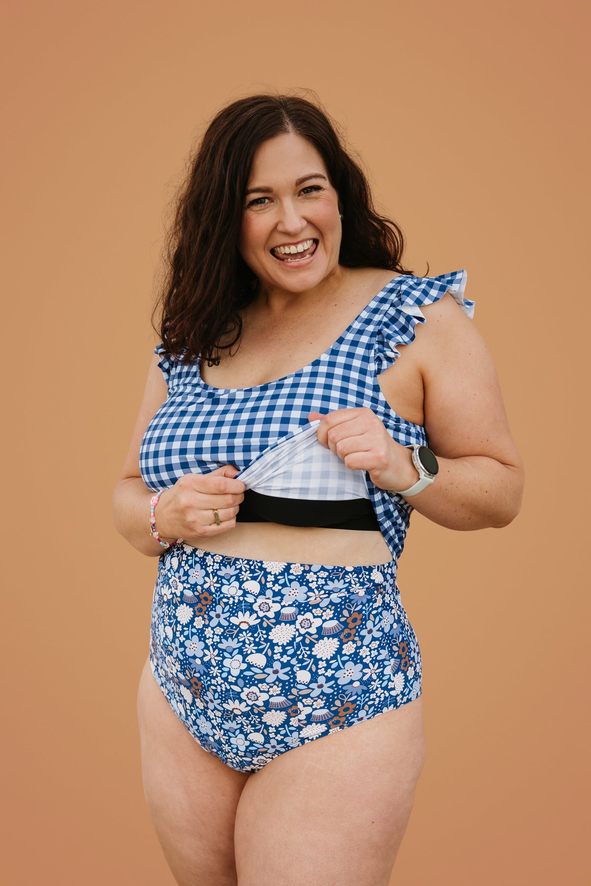 PRE-ORDER: High Cut Bottoms Indigo Posy