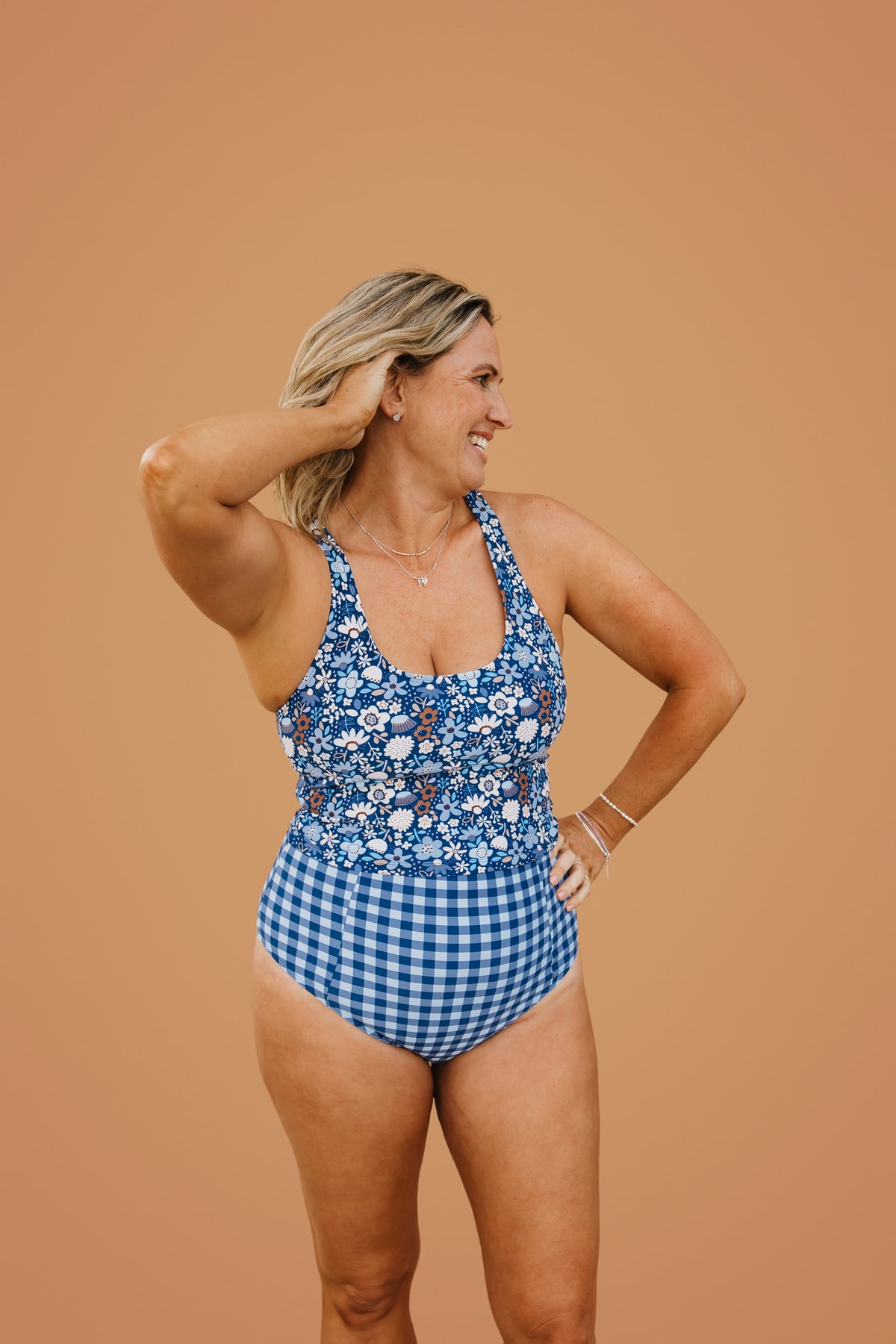 PRE-ORDER: High Cut Bottoms Blueberry Check