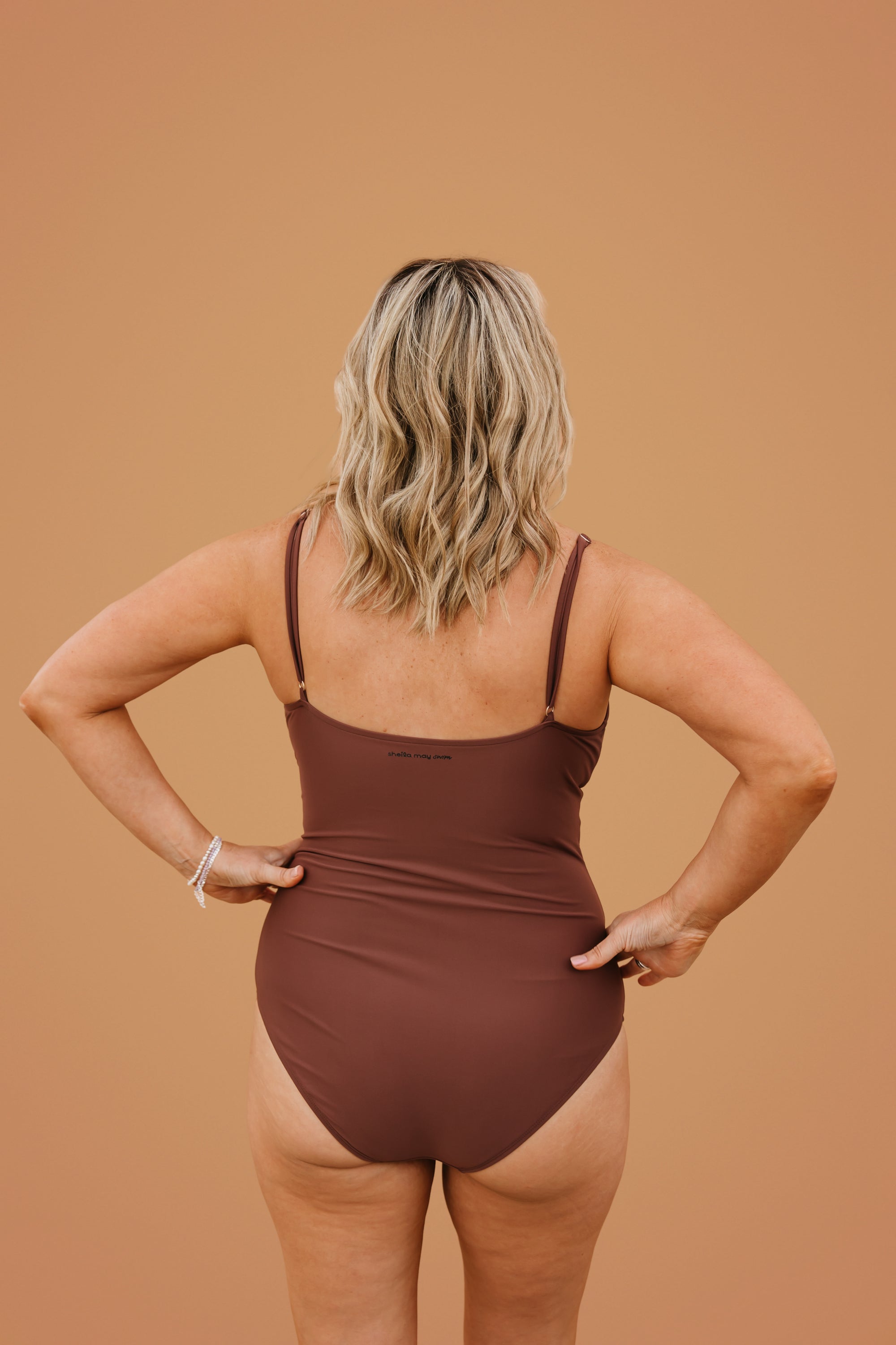 PRE-ORDER: Ruched One Piece Chestnut