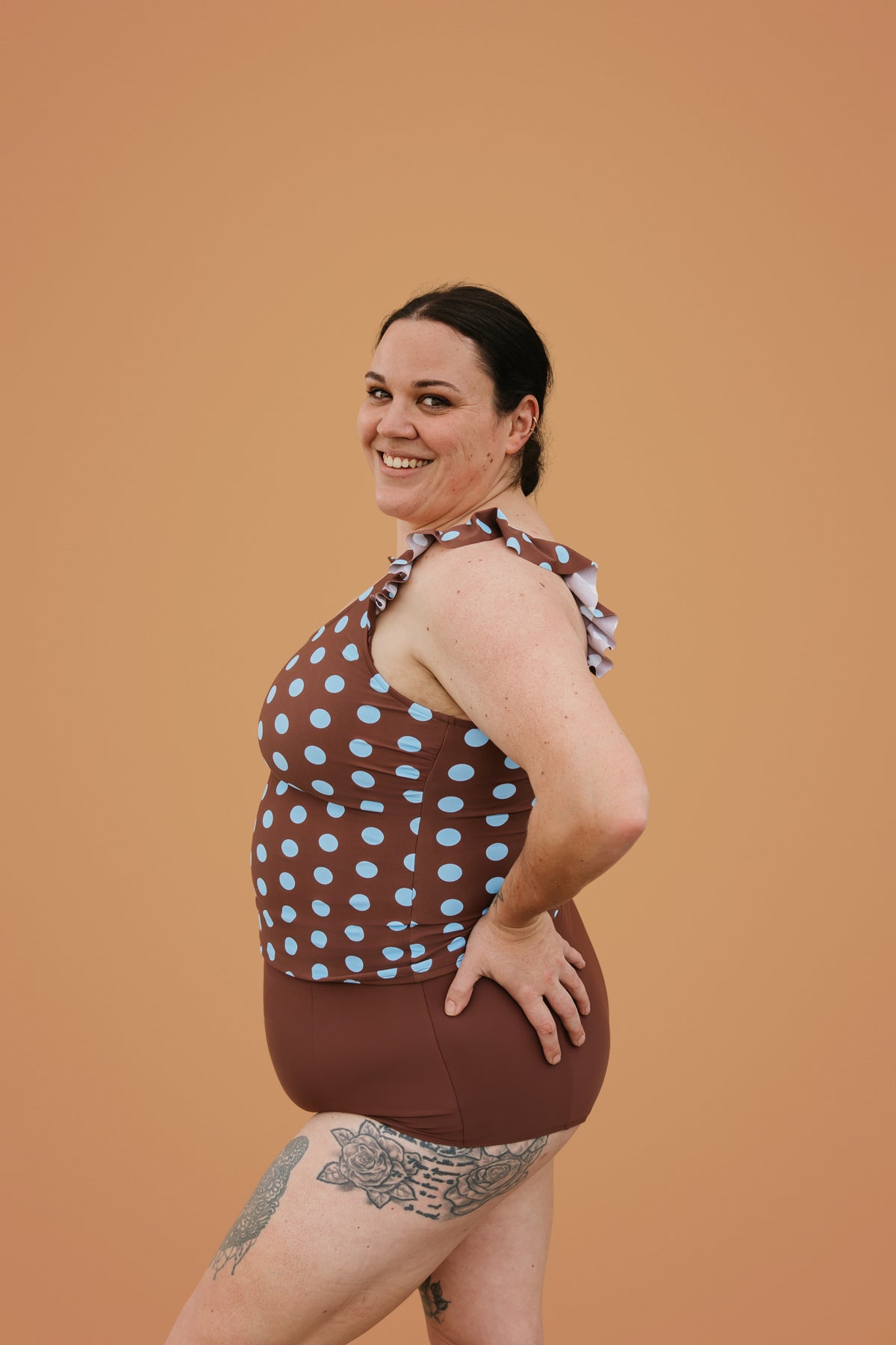 PRE-ORDER: High Waisted Bottoms Chestnut
