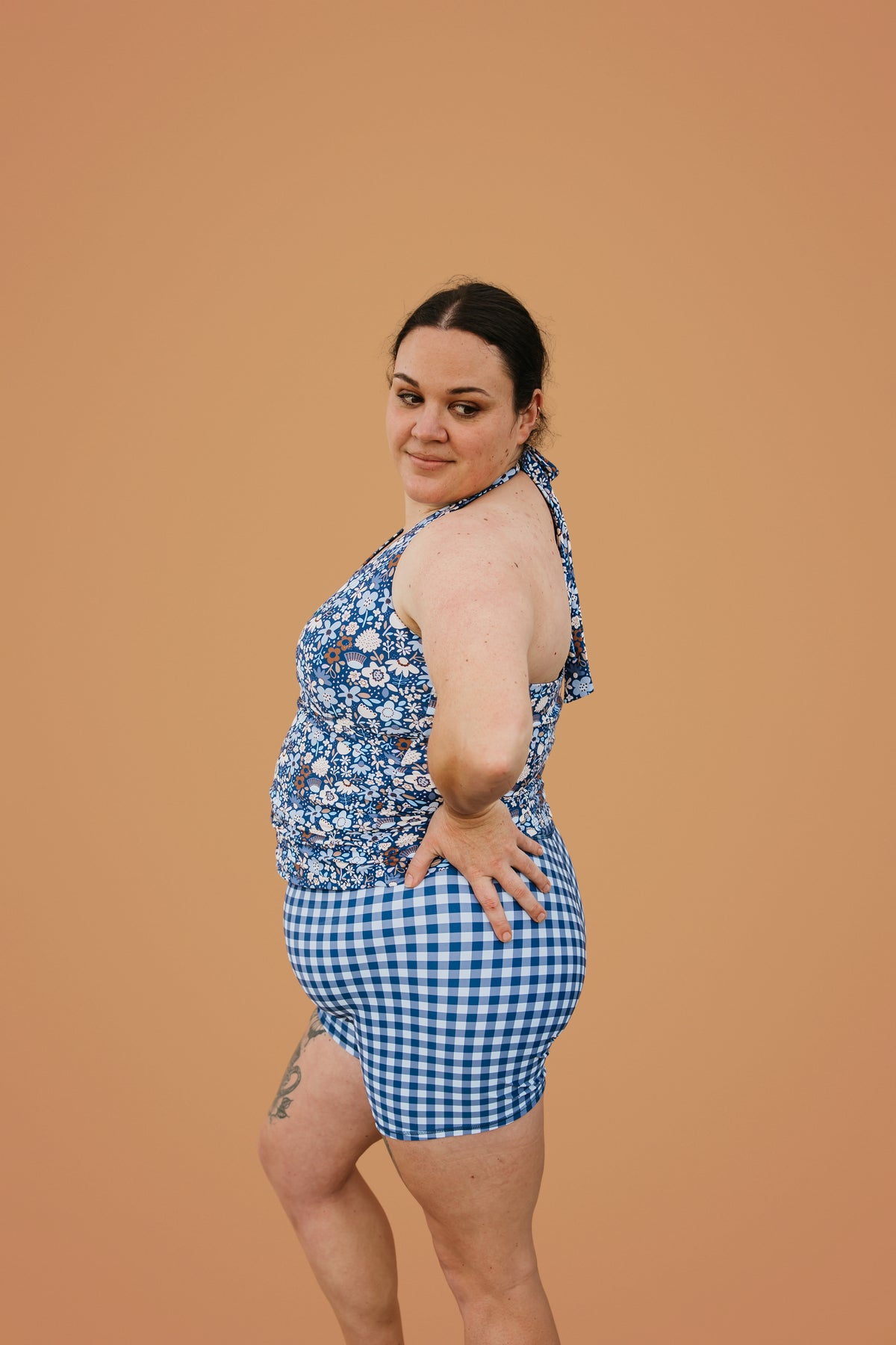 PRE-ORDER: Shorties Blueberry Check