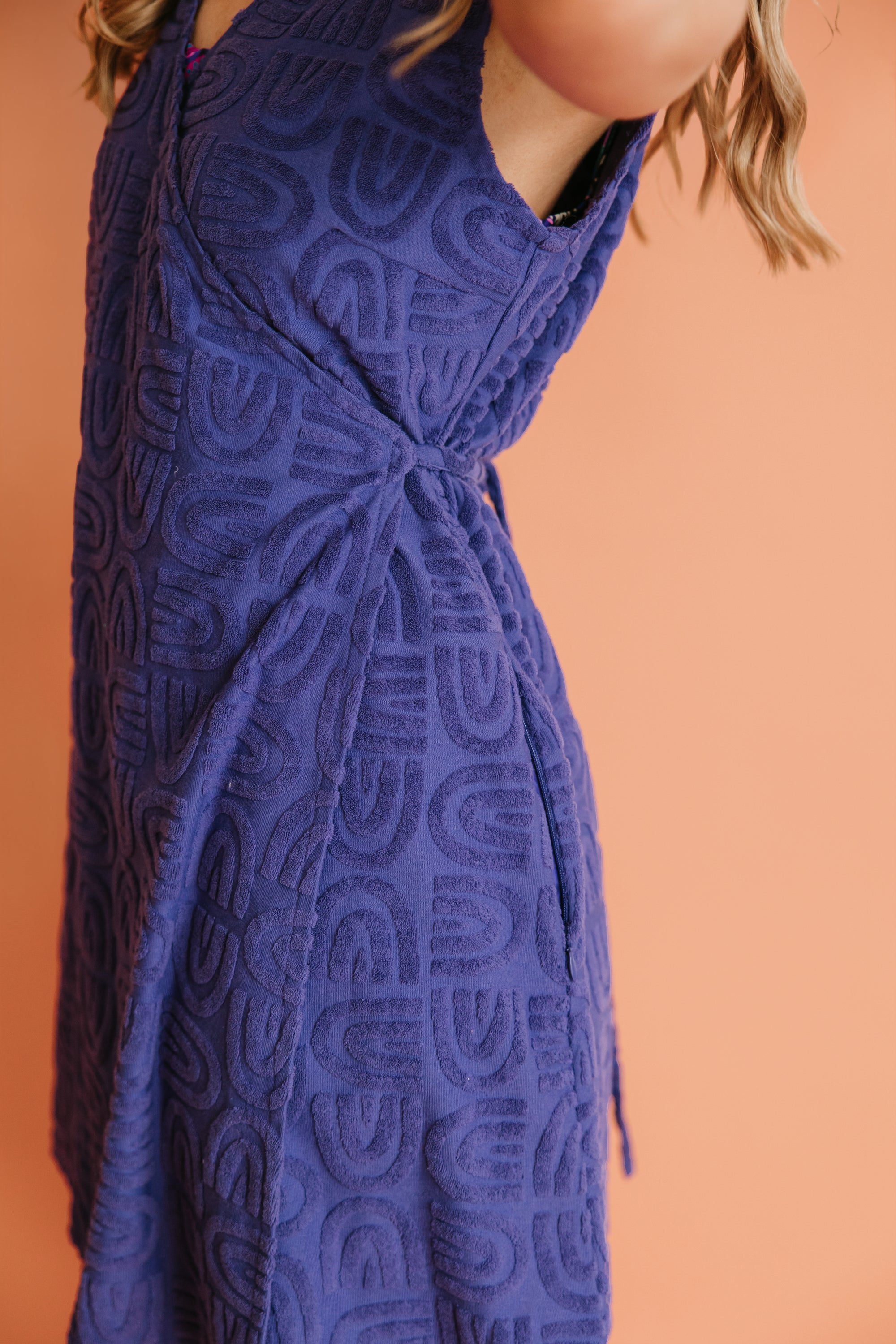 The Terry Wrap - Indigo