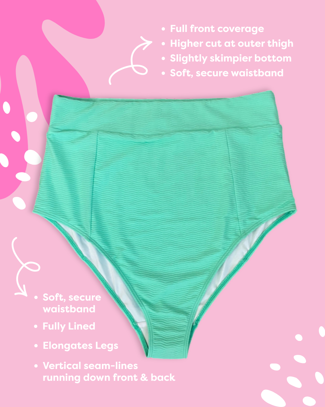 High Cut Bottoms Olive