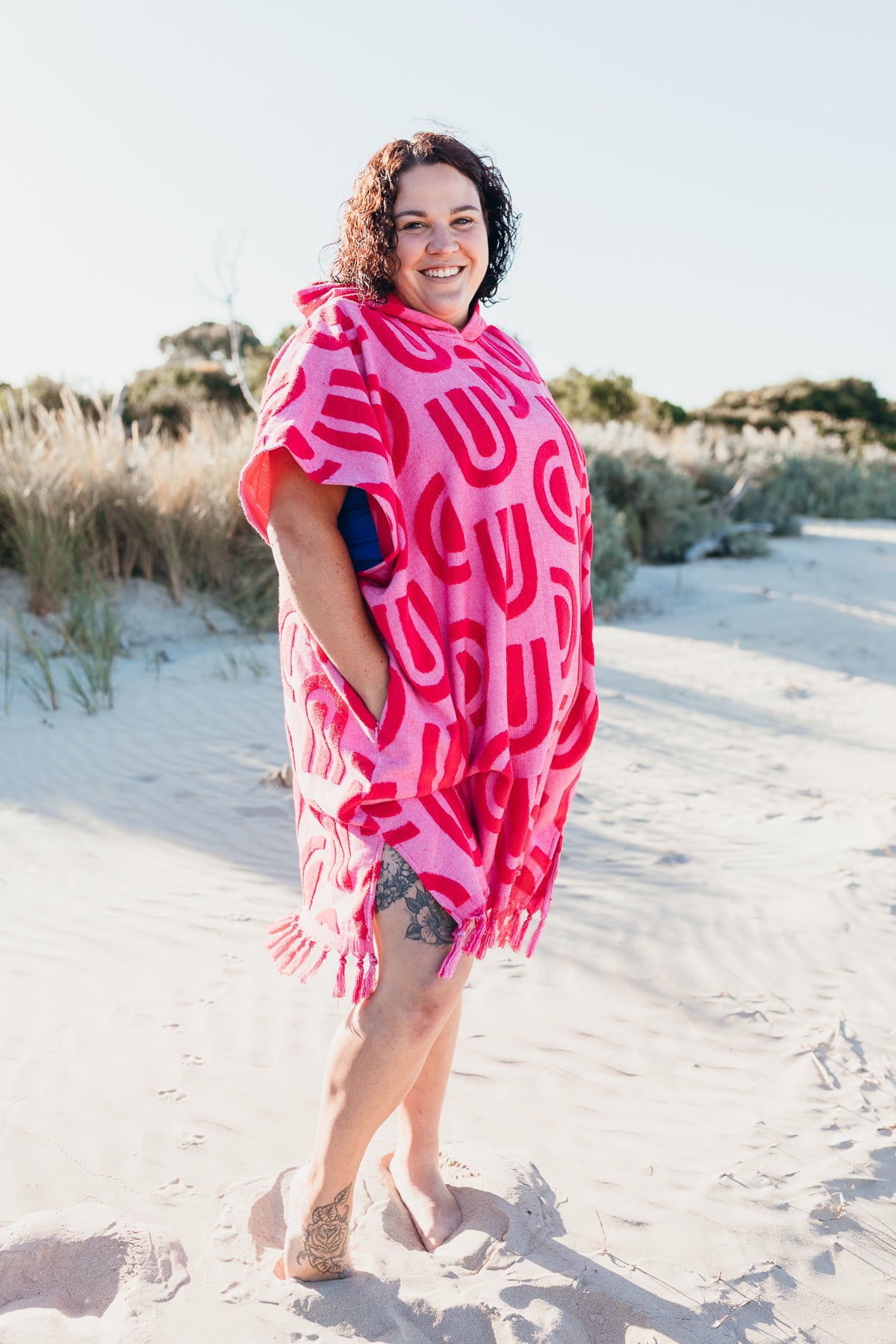 Last Pieces - Hooded Towel Pink Arches