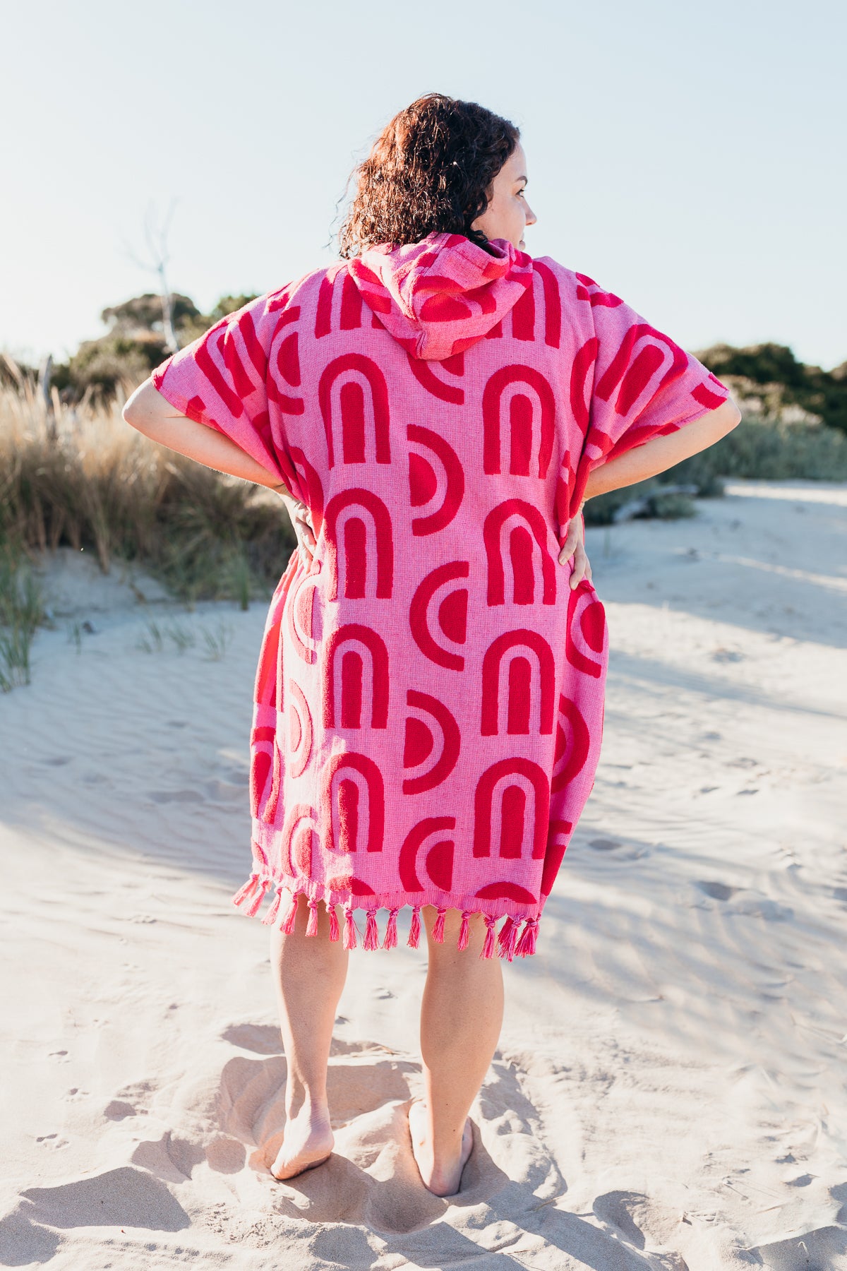 Last Pieces - Hooded Towel Pink Arches